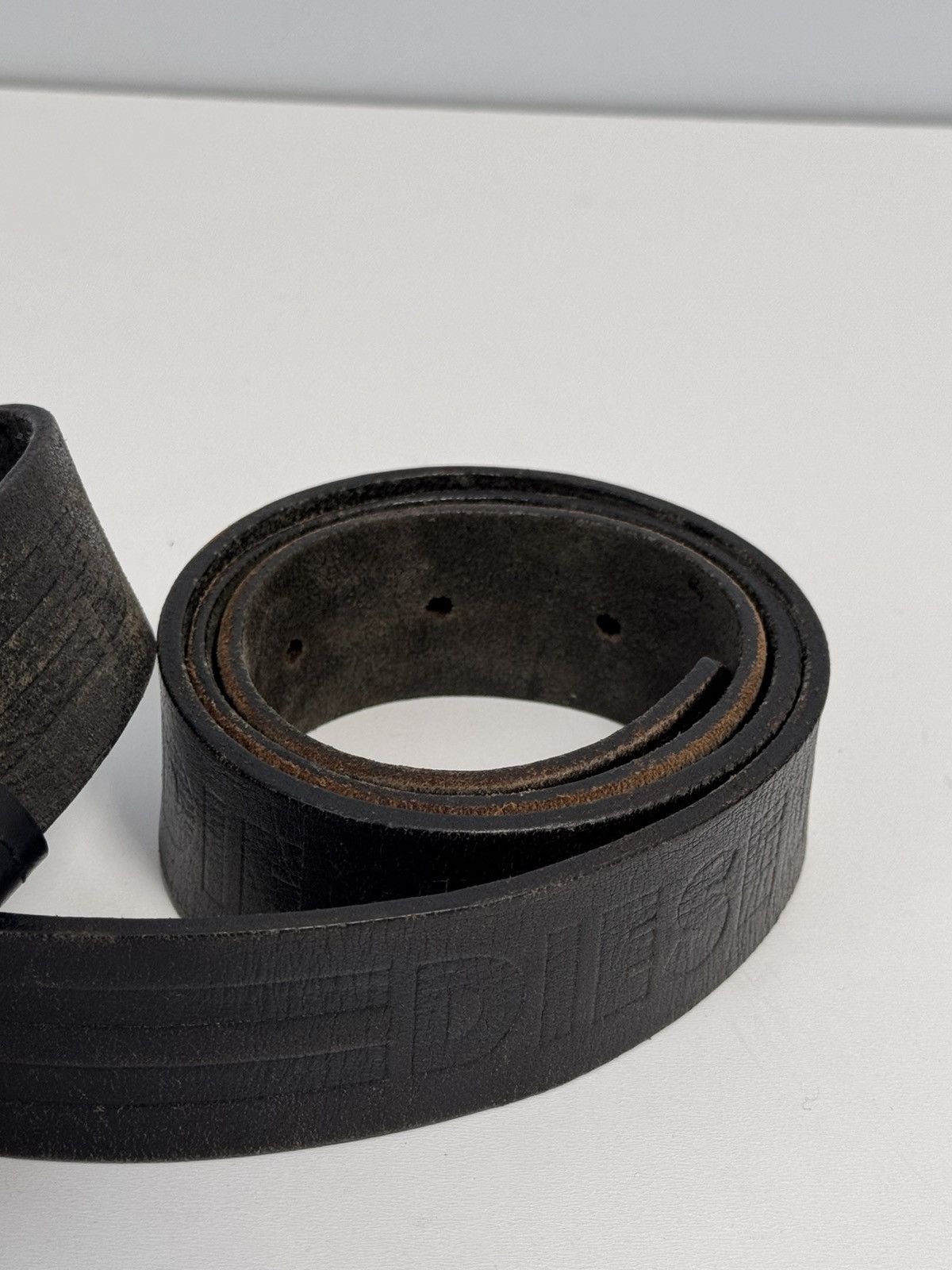 Diesel Diesel Vintage Y2K style hype Leather Belt Size ONE SIZE - 7 Thumbnail