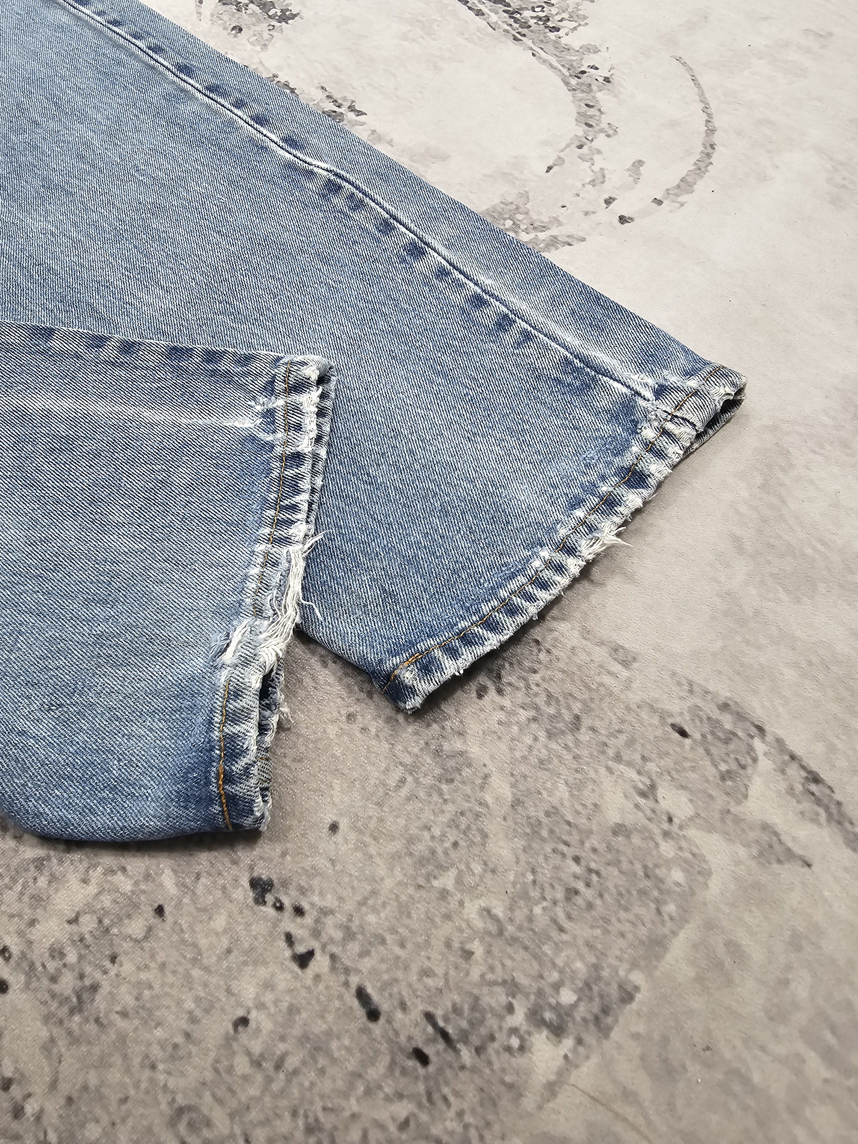 Levi's Vintage Clothing Vtg LEVIS 505 Regular Fit Faded Ripped Blue Jeans L0575 Size US 32 / EU 48 - 7 Thumbnail