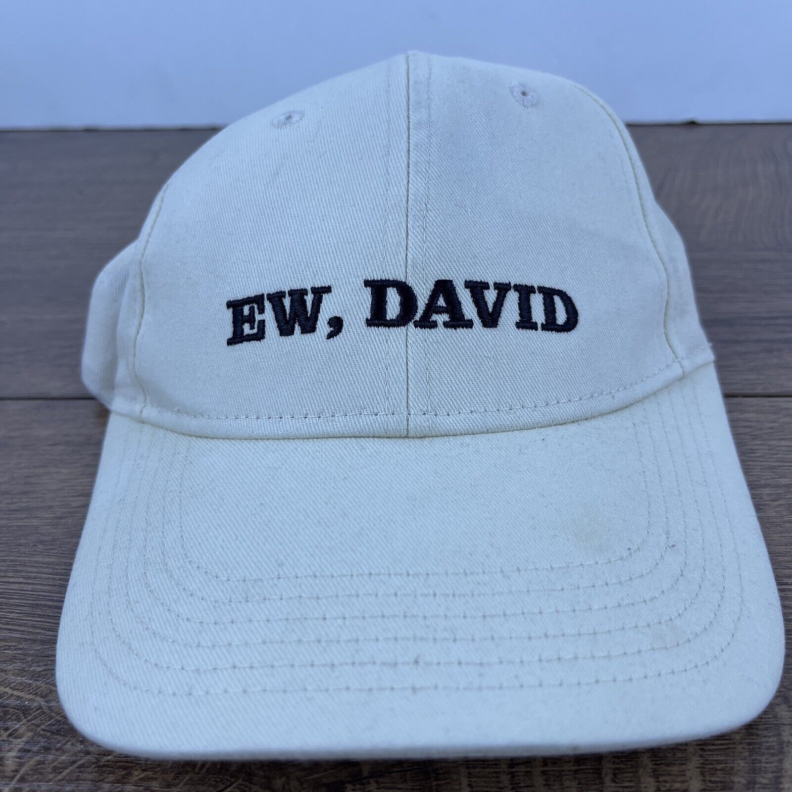 Other Ew, David Hat Schitts Creek Hat White Hat Adjustable White A Size ONE SIZE - 2 Thumbnail