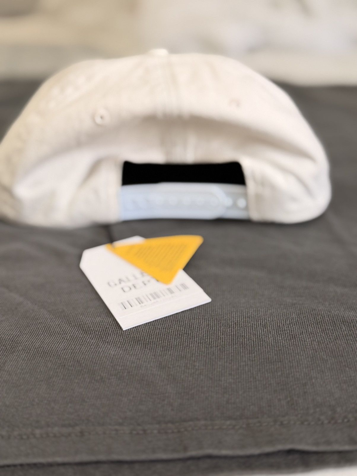 Gallery Dept. Gallery Dept White Cap with Black DEPT Embroidery Size ONE SIZE - 2 Thumbnail