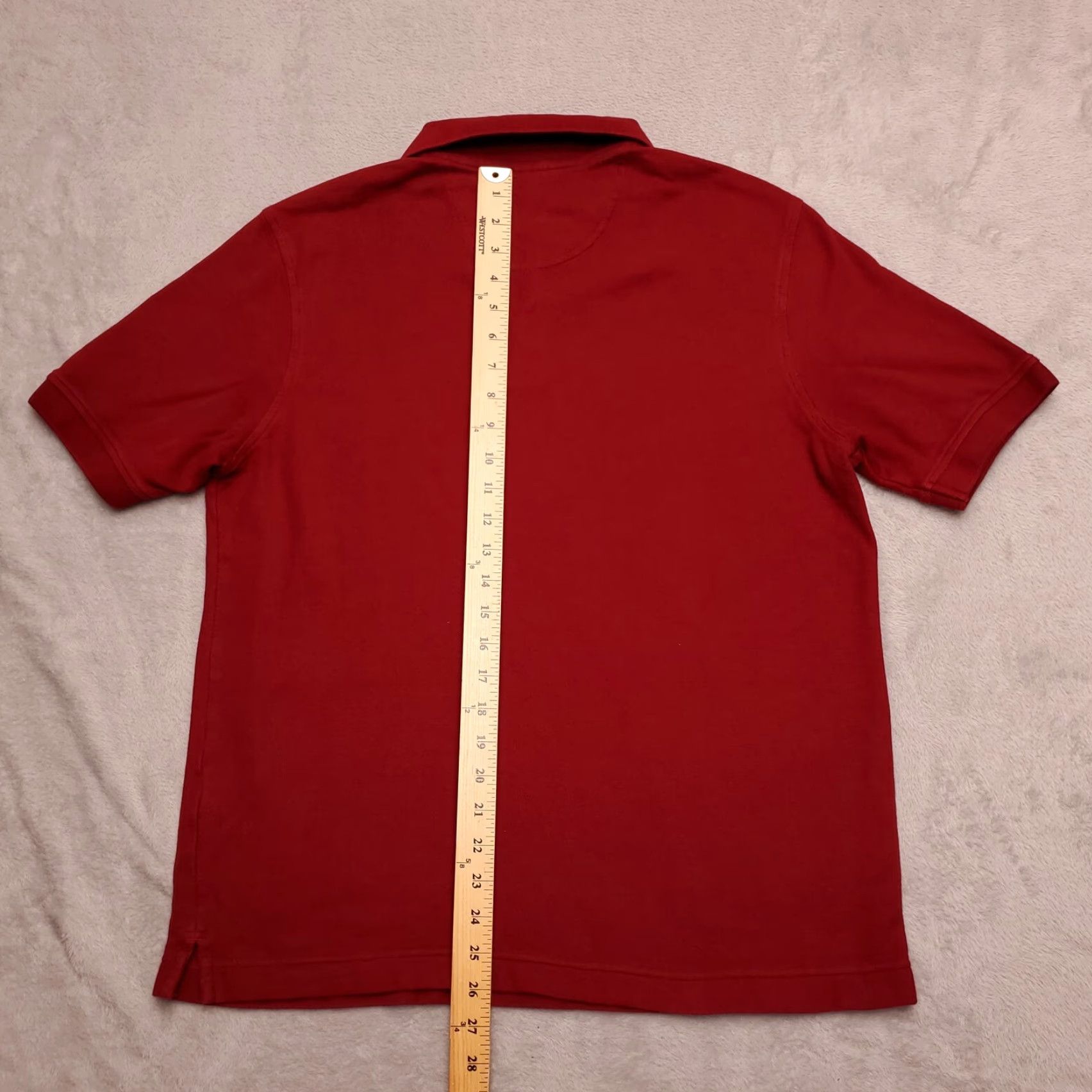 Dockers VINTAGE Dockers Shirt Mens M Red 100% Organic Cotton Short Sleeve Casual Polo Button-Up VTG Size US M / EU 48-50 / 2 - 6 Thumbnail