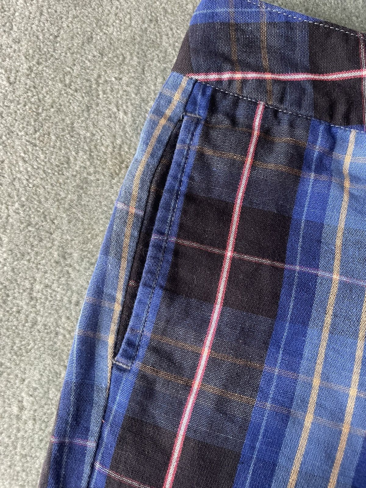 Japanese Brand Kapital plaid 3/4 pants / shorts Size 27" / US 4 / IT 40 - 4 Thumbnail