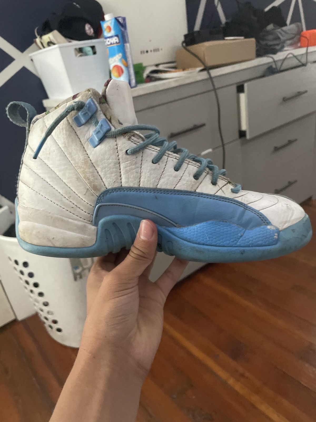 Jordan Brand Jordan 12s unc emojis Size US 5.5 / EU 38 - 5 Thumbnail