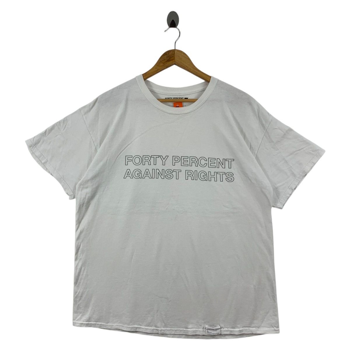 FPAR × Japanese Brand FORTY PERCENT AGAINST RIGHT(FPAR) spellout japanesebrand tee Size US L / EU 52-54 / 3 - 1 Thumbnail