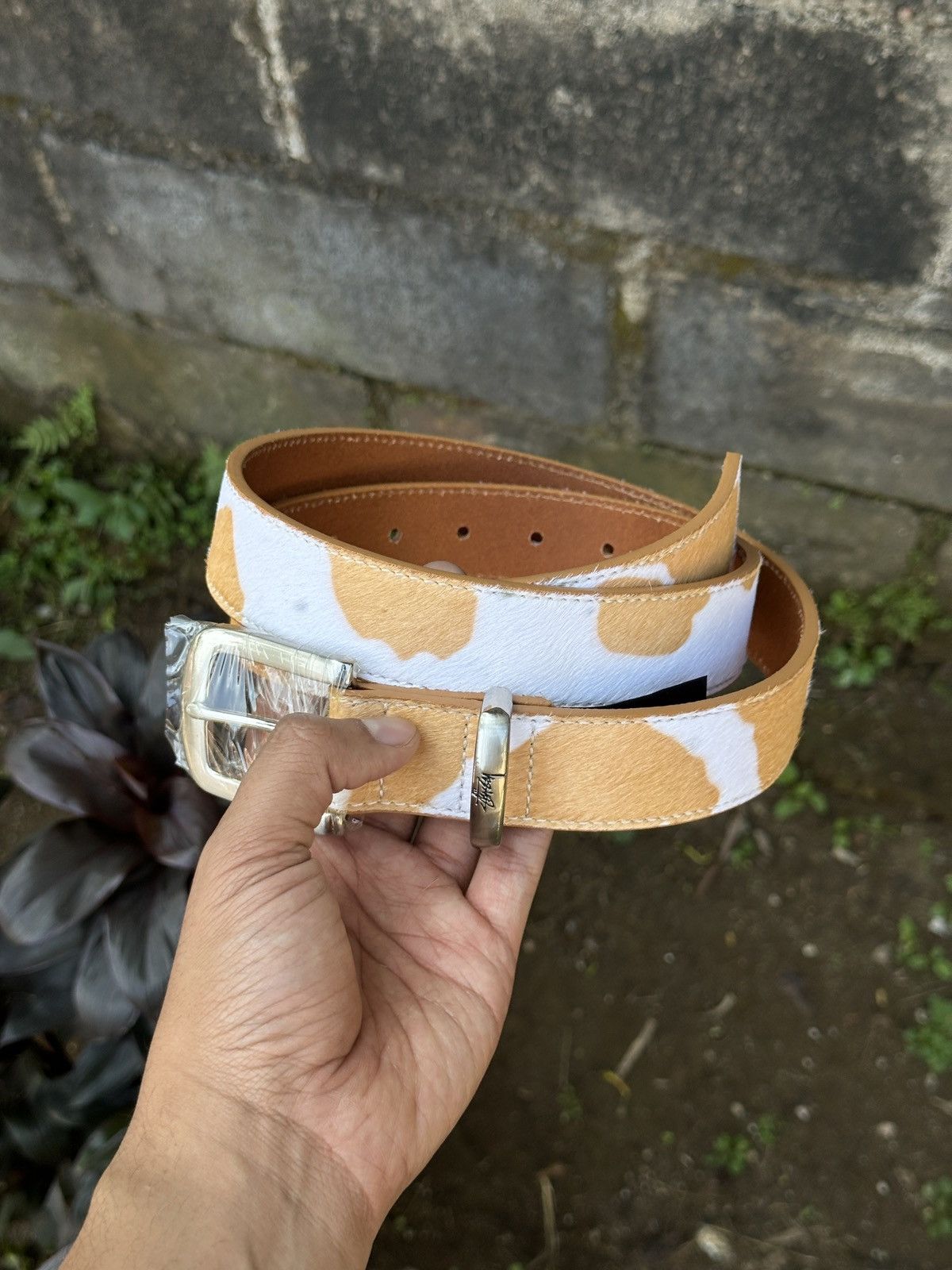 Stussy Stussy Animal Print Dress Belt Python Size S/M Rare | Grailed