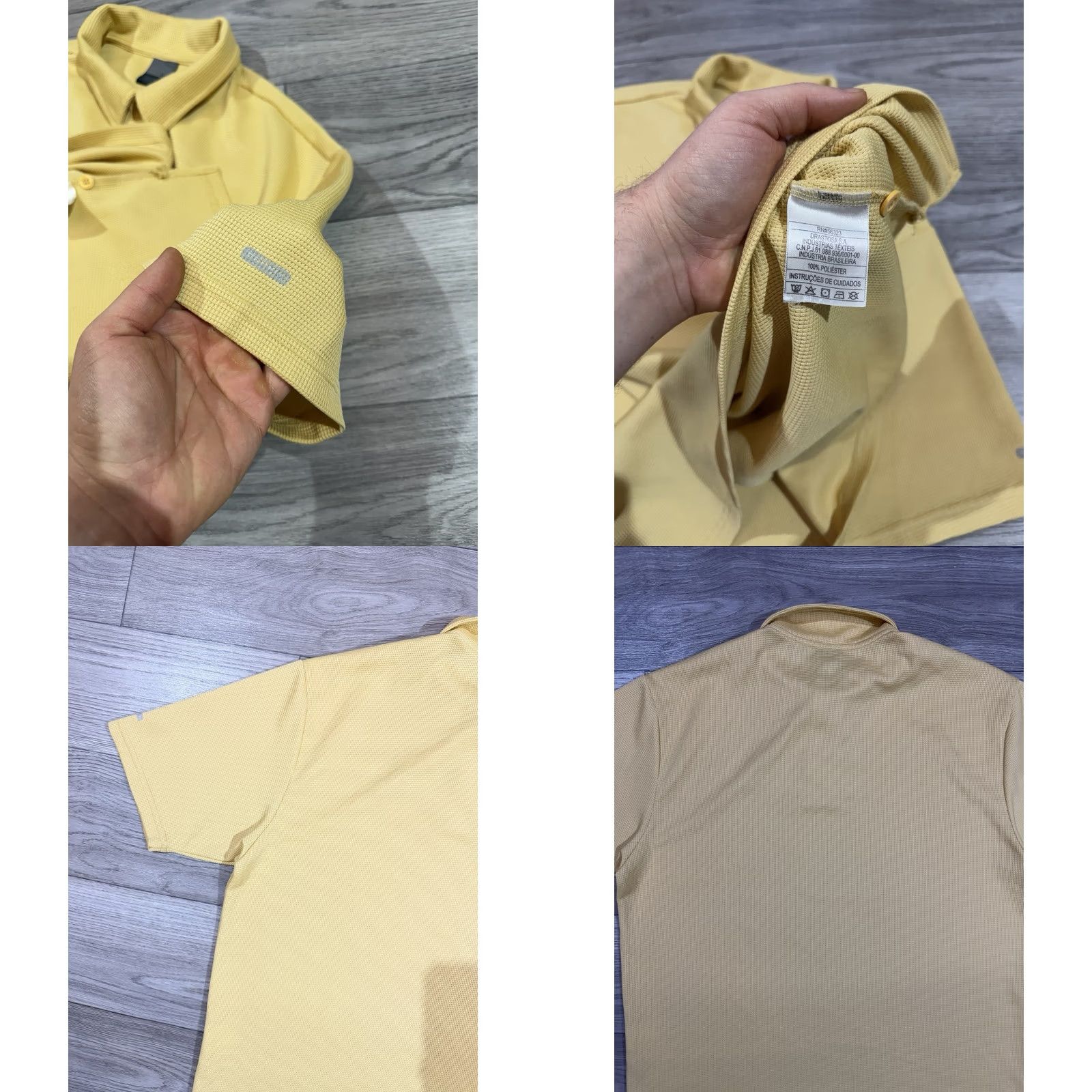 Nike Nike Court Tennis Polo Shirt Mens Size M Yellow Mini Logo Size US M / EU 48-50 / 2 - 9 Thumbnail