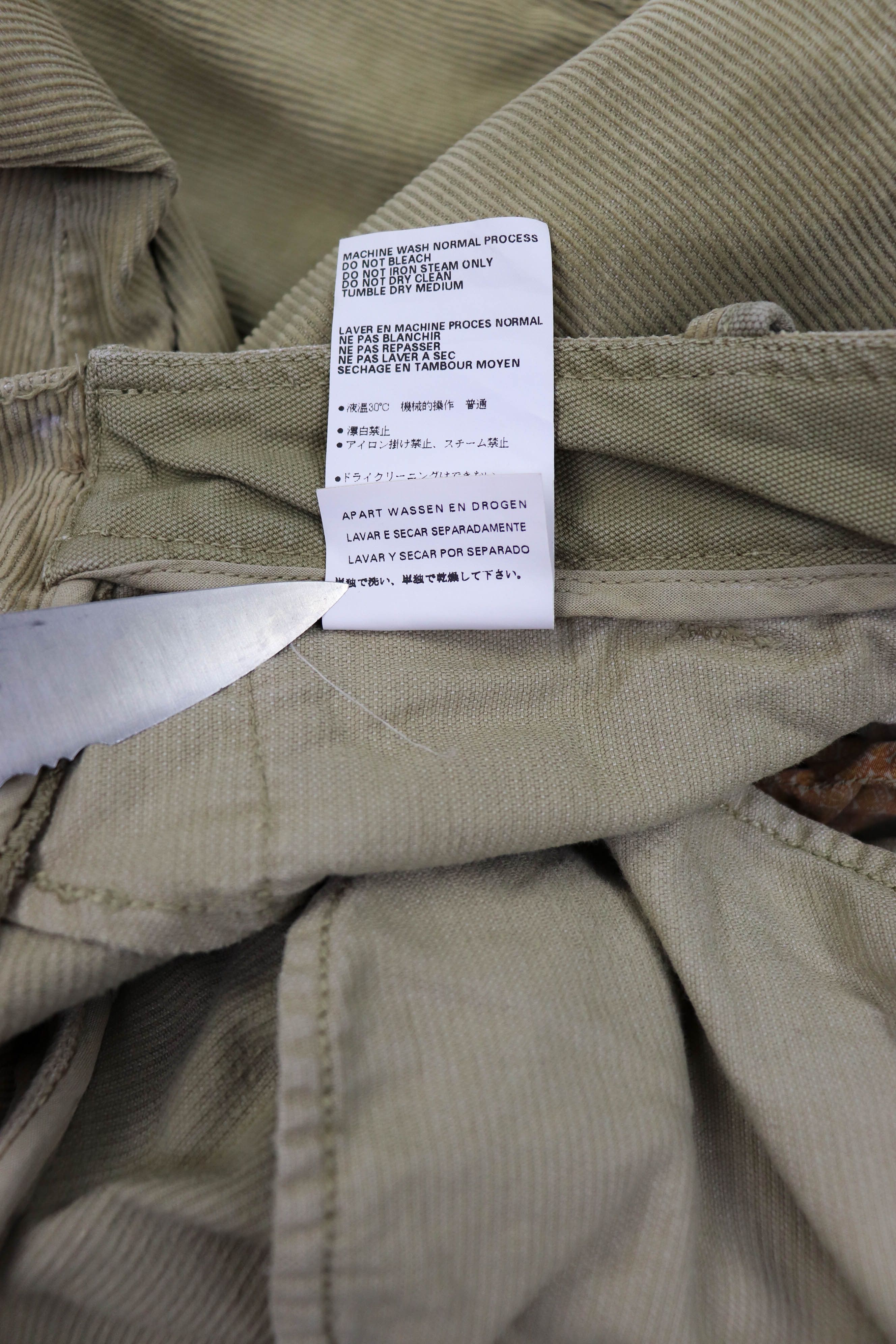 Napapijri Napapijri Sand Beige Corduroy Trousers Pants Size US 36 / EU 52 - 15 Thumbnail