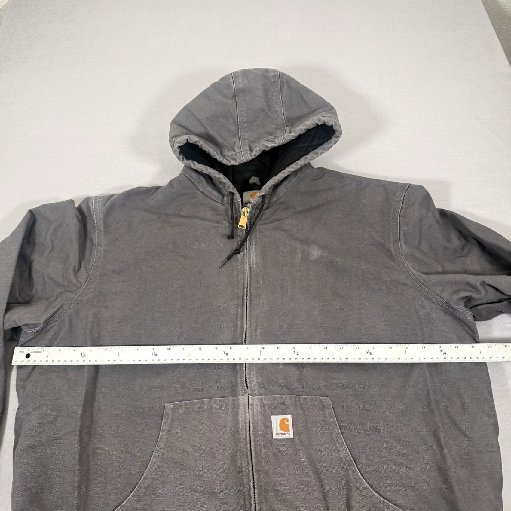 Carhartt Vintage Carhartt Mens Jacket - Gray Canvas Hoodie Size US XXL / EU 58 / 5 - 7 Thumbnail