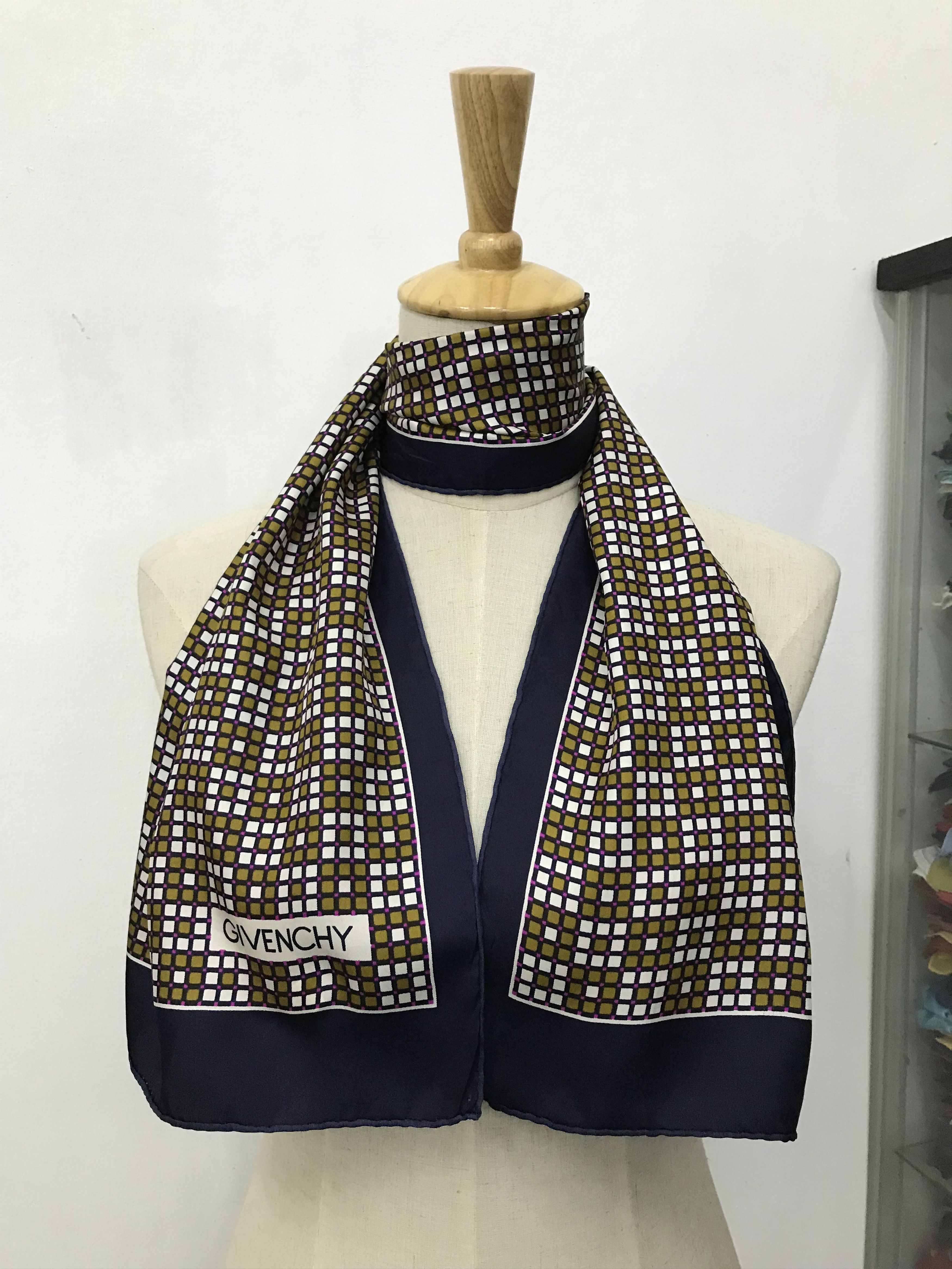 image of Vintage Givenchy Silk Scarf, Men's
