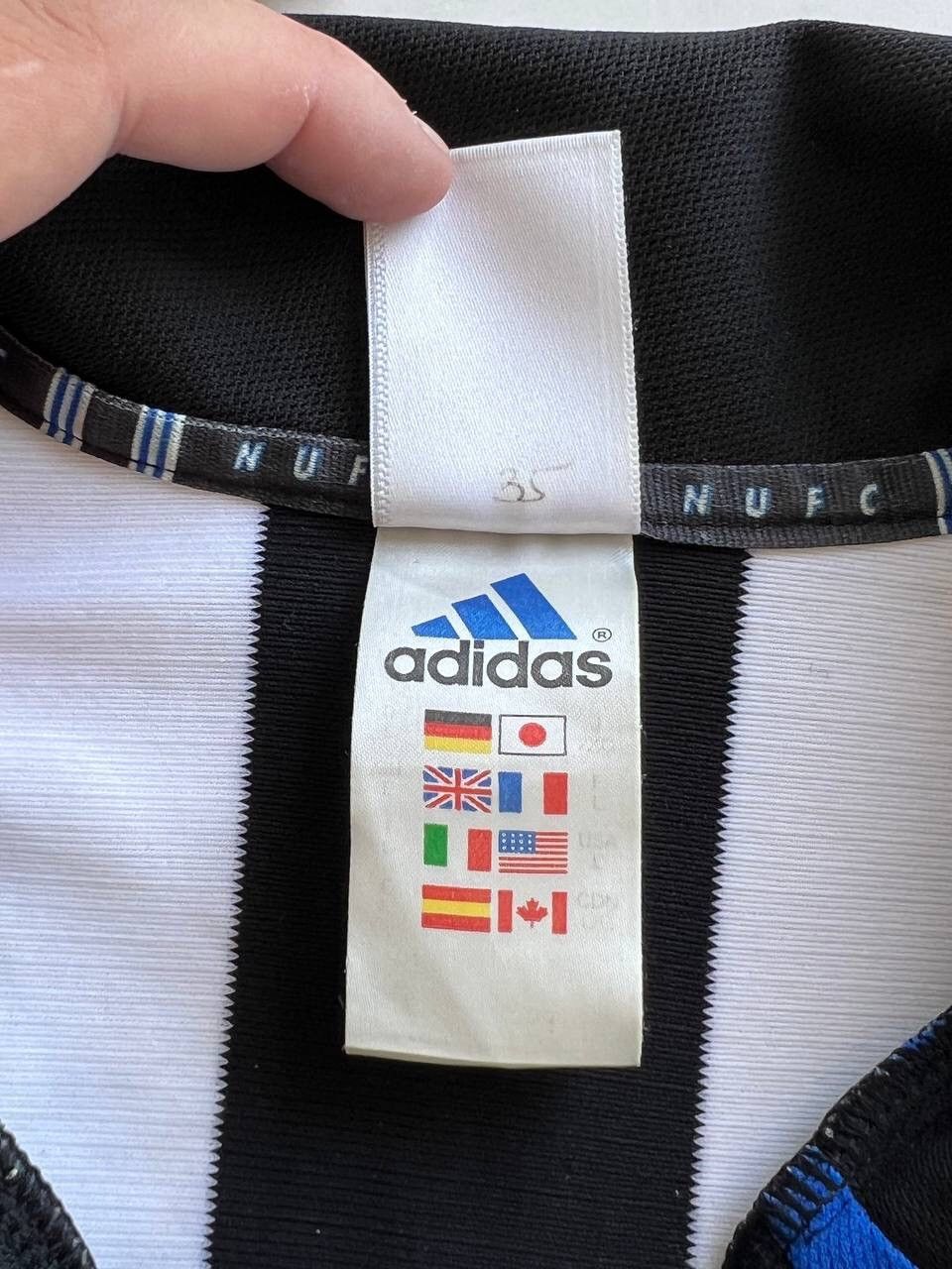 Adidas 1999/00 VINTAGE ADIDAS NEWCASTLE JERSEY FOOTBALL SHIRT Y2K Size US L / EU 52-54 / 3 - 18 Thumbnail