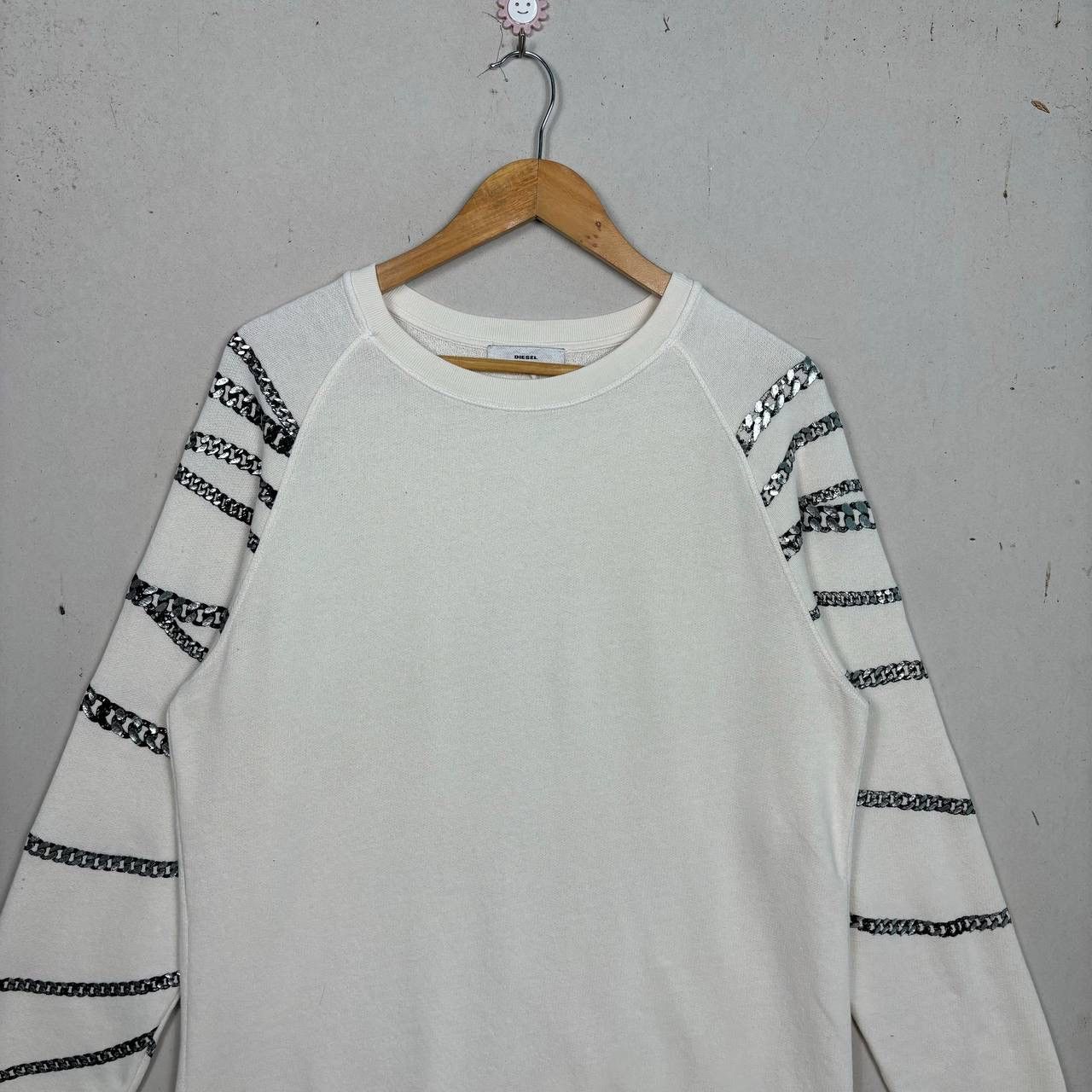 Diesel Vintage Diesel Archive Chain Sleeve Sweatshirt Shield Logo Size US S / EU 44-46 / 1 - 3 Thumbnail