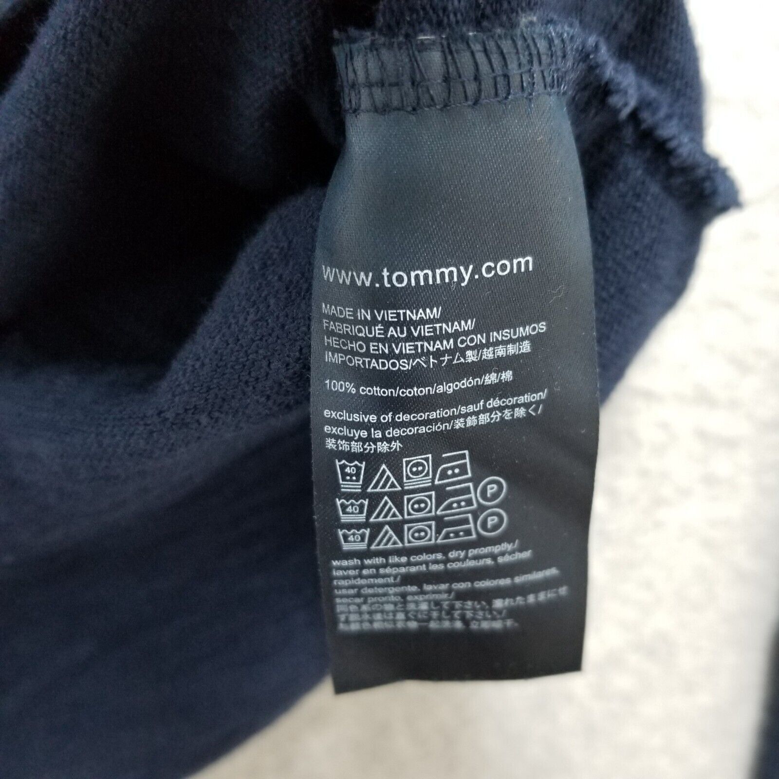 Tommy Hilfiger Tommy Hilfiger Sweater Mens Large Blue Pullover Long Sleeve Size US L / EU 52-54 / 3 - 6 Thumbnail