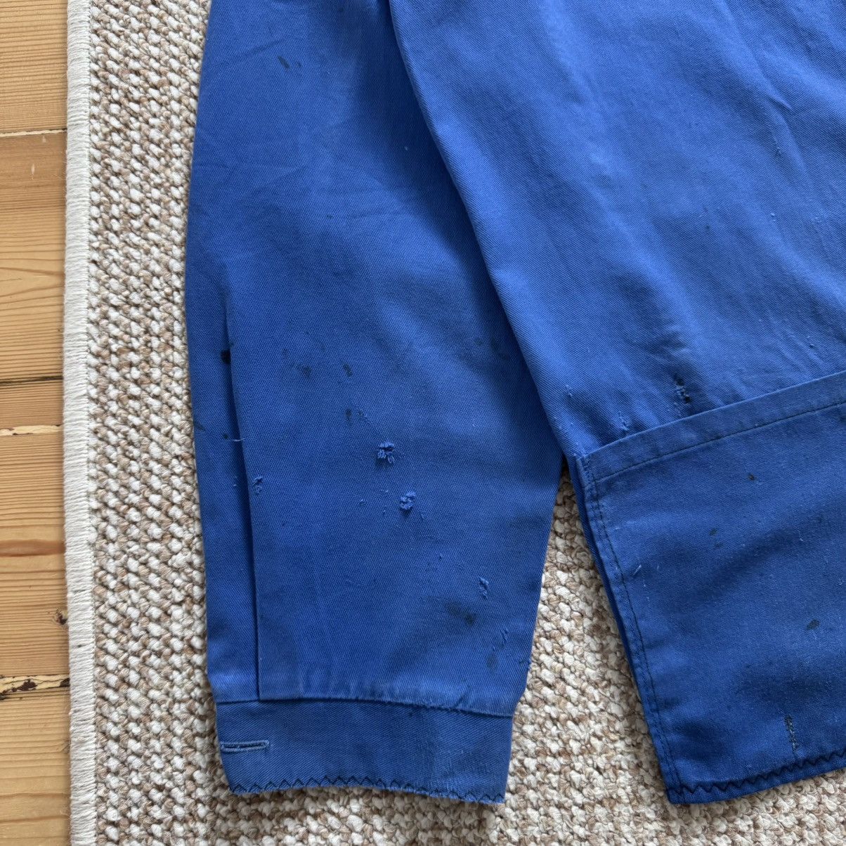 Le Laboureur Vintage french distressed workwear faded jacket Size US L / EU 52-54 / 3 - 5 Thumbnail