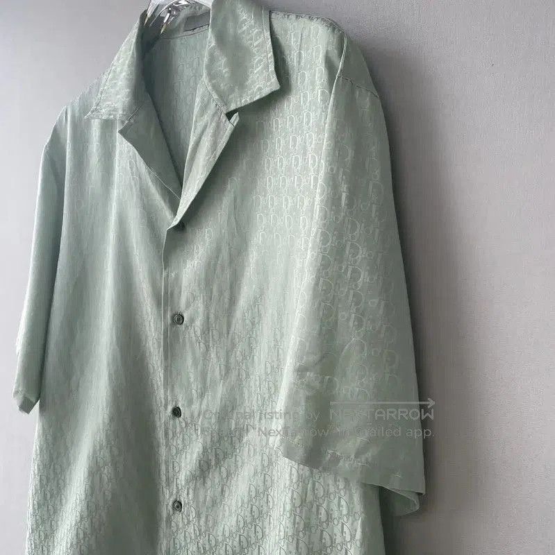 Dior Dior Green Short Sleeve Men's Shirt . Size US L / EU 52-54 / 3 - 3 Thumbnail