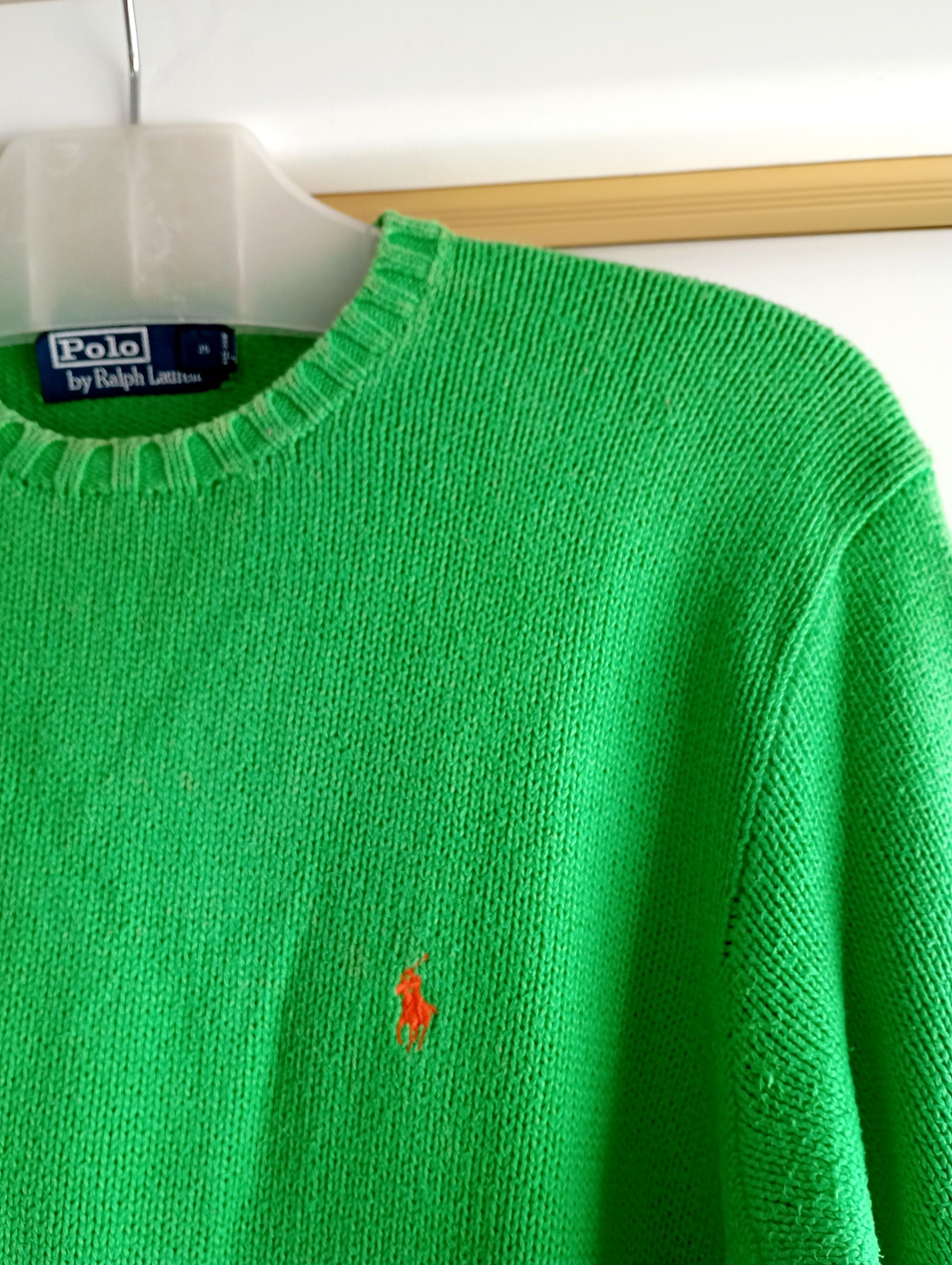 Polo Ralph Lauren Polo Ralph Lauren Green Cable Knit Sweater Oldmoney Size L Size US L / EU 52-54 / 3 - 3 Thumbnail