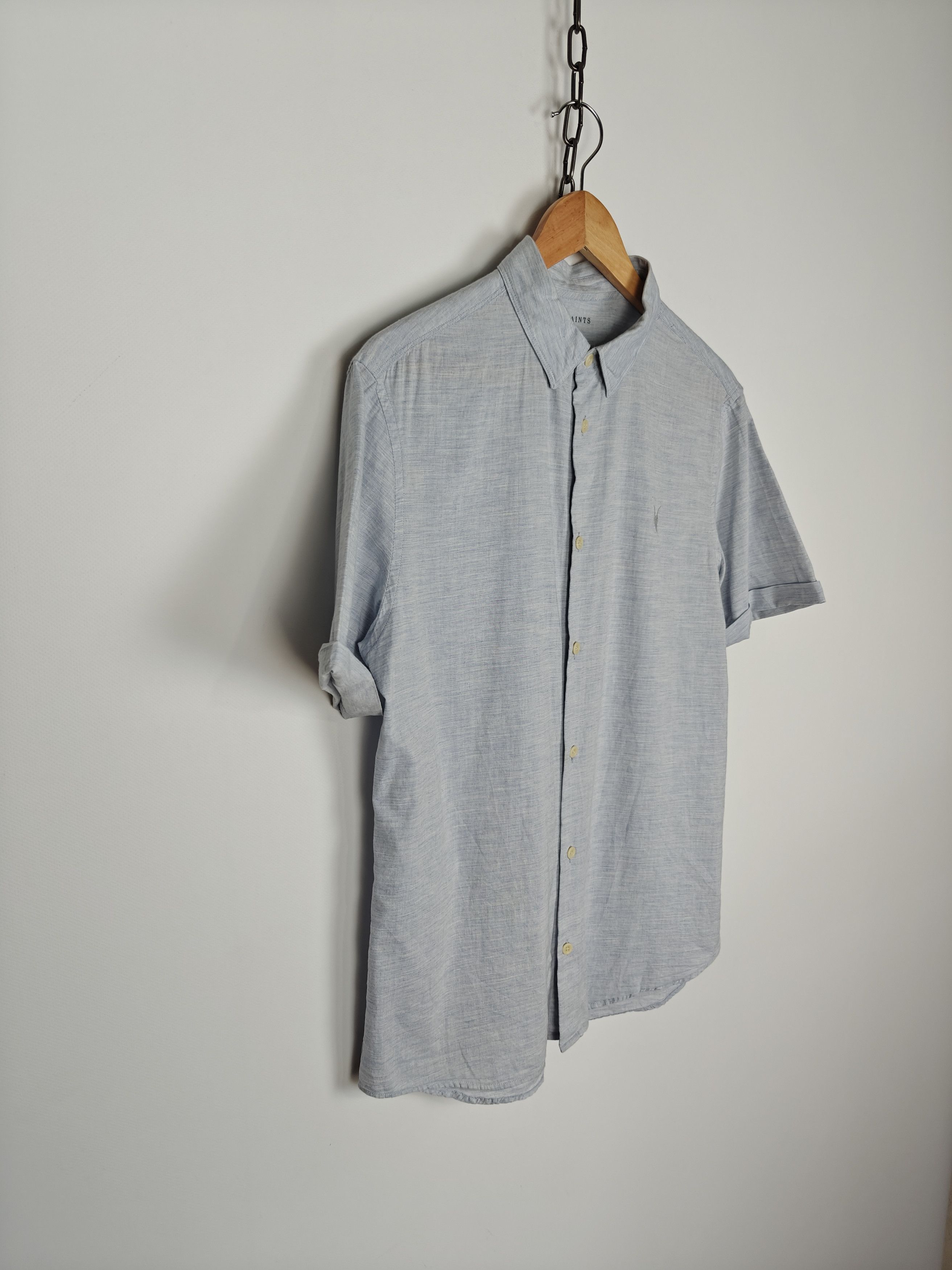 Allsaints Allsaints Avila SS Shirt Small Logo Light Blue size S Size US S / EU 44-46 / 1 - 5 Thumbnail