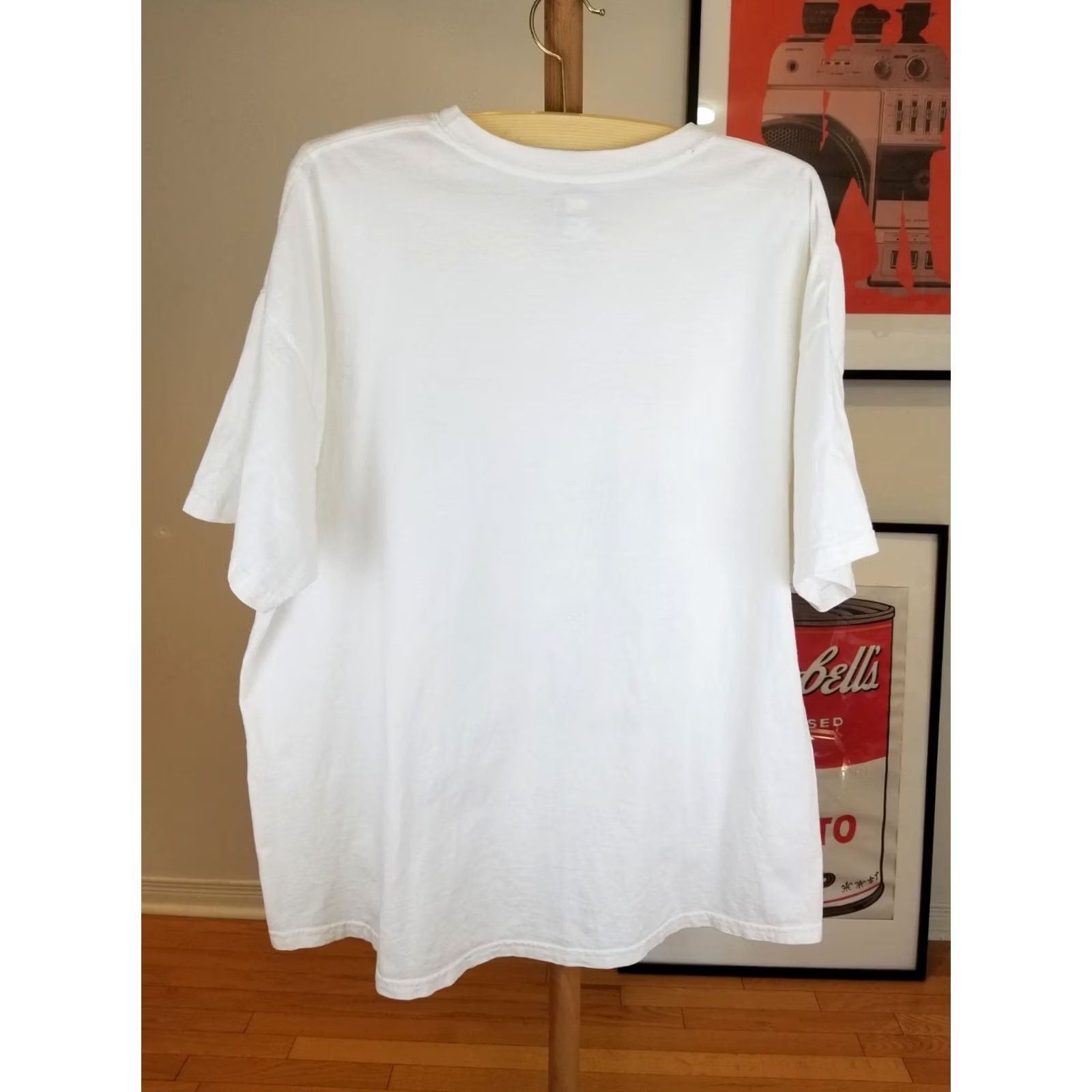 Hanes VINTAGE Y2K ED ROTH RAT FINK NOVA BAD BOYS HOT ROD WHITE COTTON T-SHIRT SZ XXL Men T-Shirt Size 2XL White Cotton Vintage Mens Size US XXL / EU 58 / 5 - 7 Thumbnail