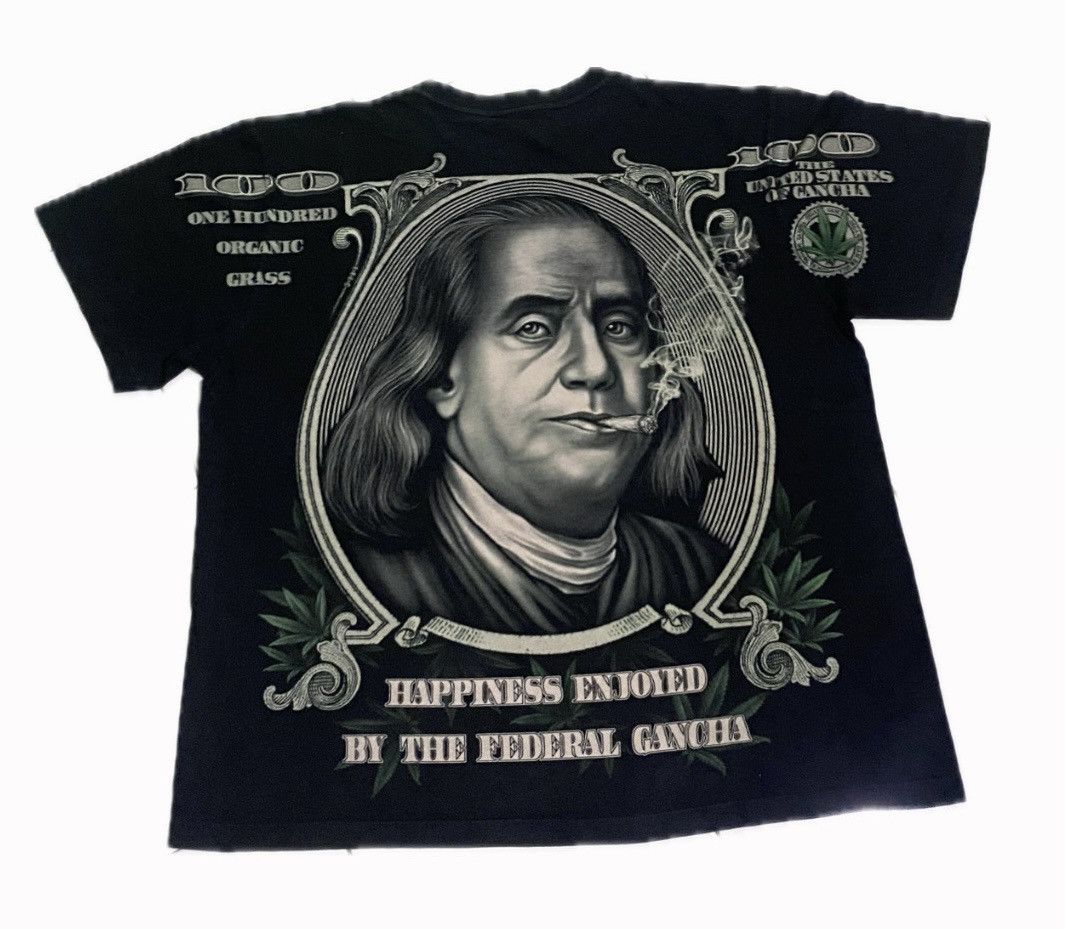 Rap Tees Vintage Parody Weed Shirt Benjamin F Money AOP Size US XL / EU 56 / 4 - 3 Thumbnail