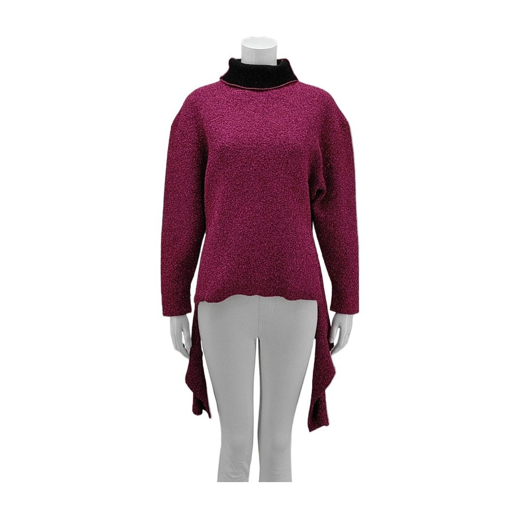 Balenciaga BALENCIAGA Pink Turtleneck Sweater Size XS Size XS / US 0-2 / IT 36-38 - 1 Thumbnail