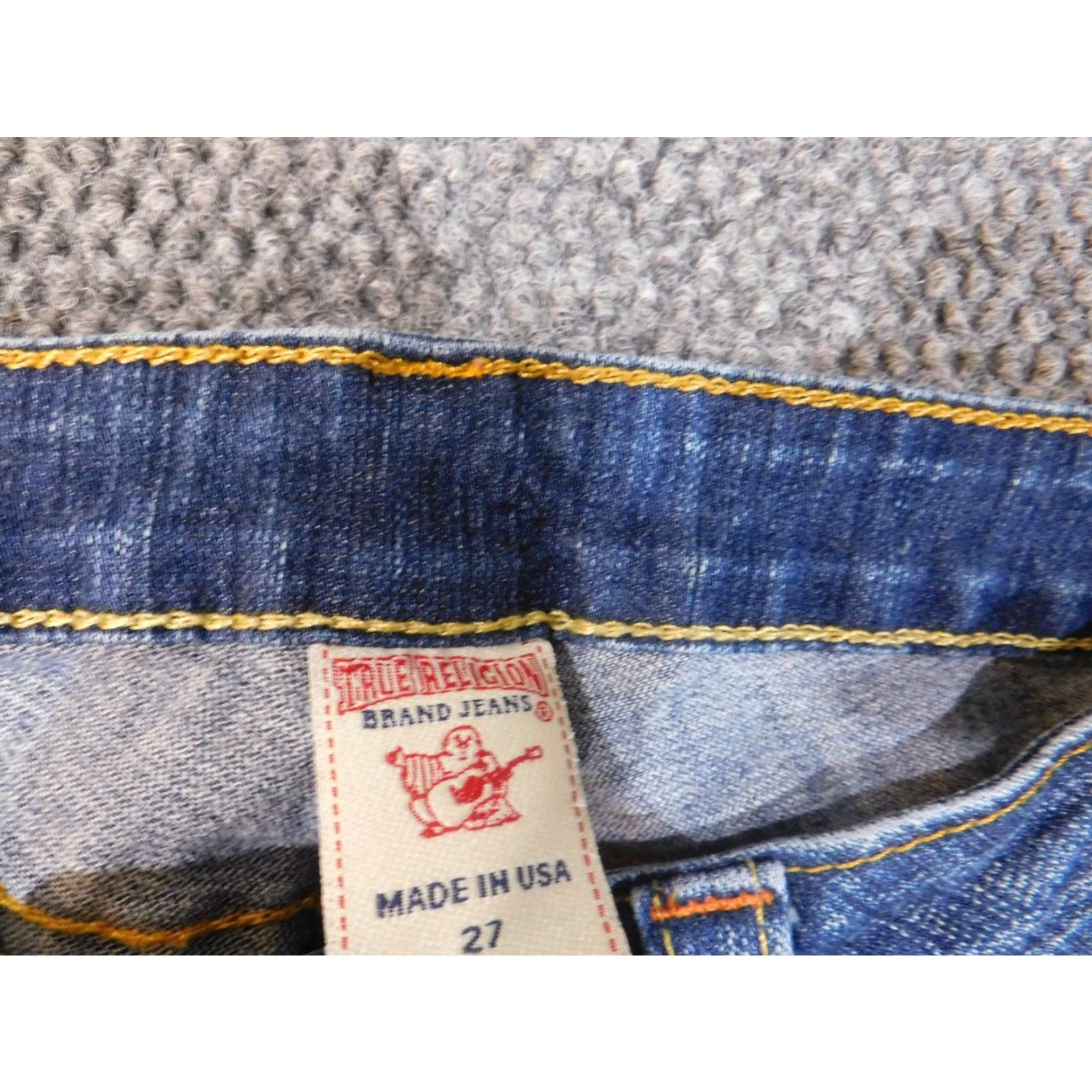 True Religion VINTAGE True Religion Jeans Women 27 Straight Y2K Lizzy Retro Style Womens Size 27 Denim Blue Cotton Blend Zipper Inseam 24 Stretch Size 27" / US 4 / IT 40 - 3 Thumbnail