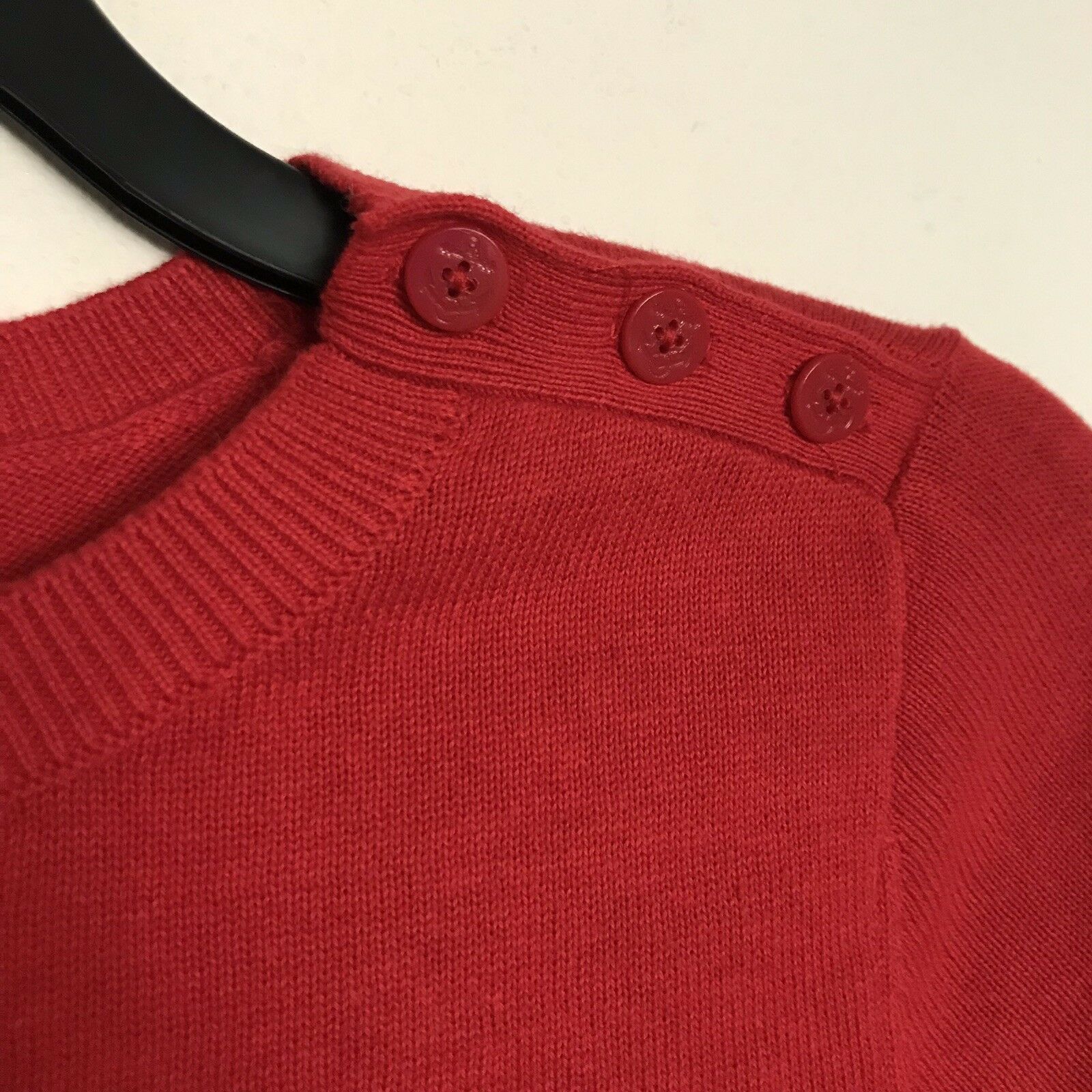 Nautica Nautica Red Sweater With Blue Stripes On Cuffs - Size Small Size S / US 4 / IT 40 - 3 Thumbnail