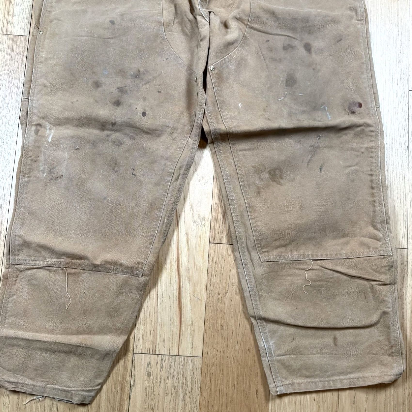 Carhartt VINTAGE Carhartt Work Pants Mens 44x29 Brown Carpenter USA Made Size US 44 / EU 60 - 2 Thumbnail