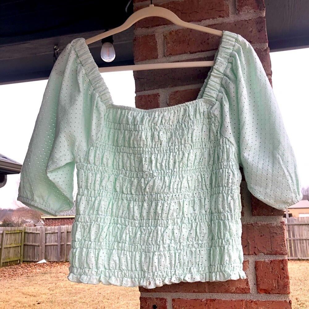 Steve Madden NWT BB Dakota x Steve Madden XL Puff Sleeve Top Size XL / US 12-14 / IT 48-50 - 2 Thumbnail
