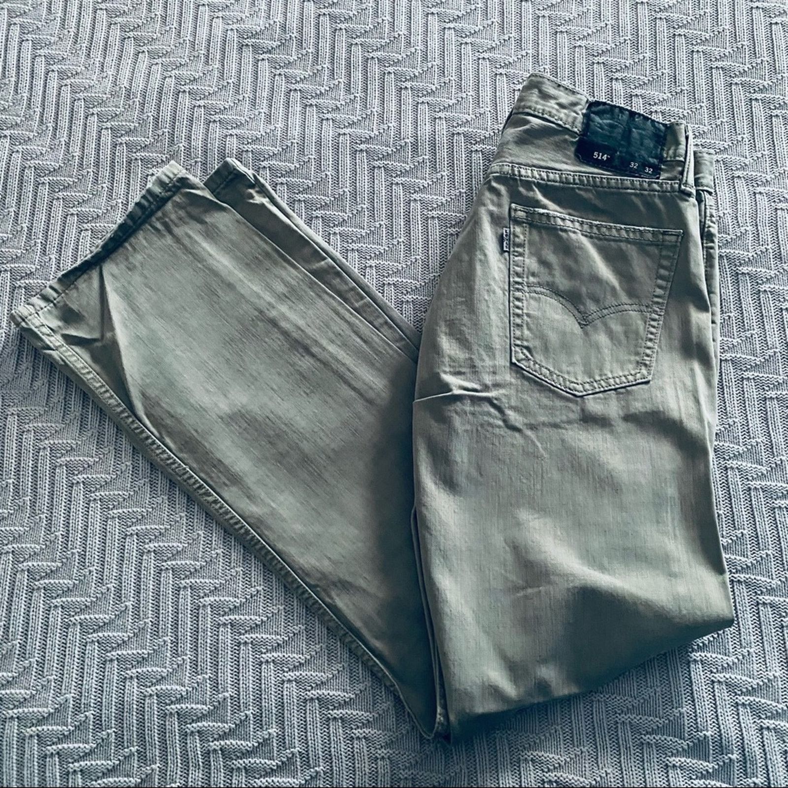 Levi's Levi's 514 khaki straight leg jeans Size US 32 / EU 48 - 1 Thumbnail