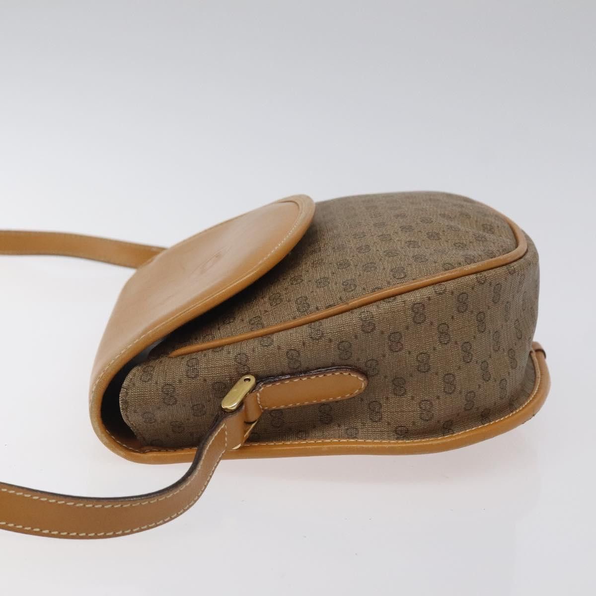 Gucci GUCCI Micro GG Supreme Shoulder Bag Pvc Beige Gold 007 115 Size ONE SIZE - 5 Thumbnail