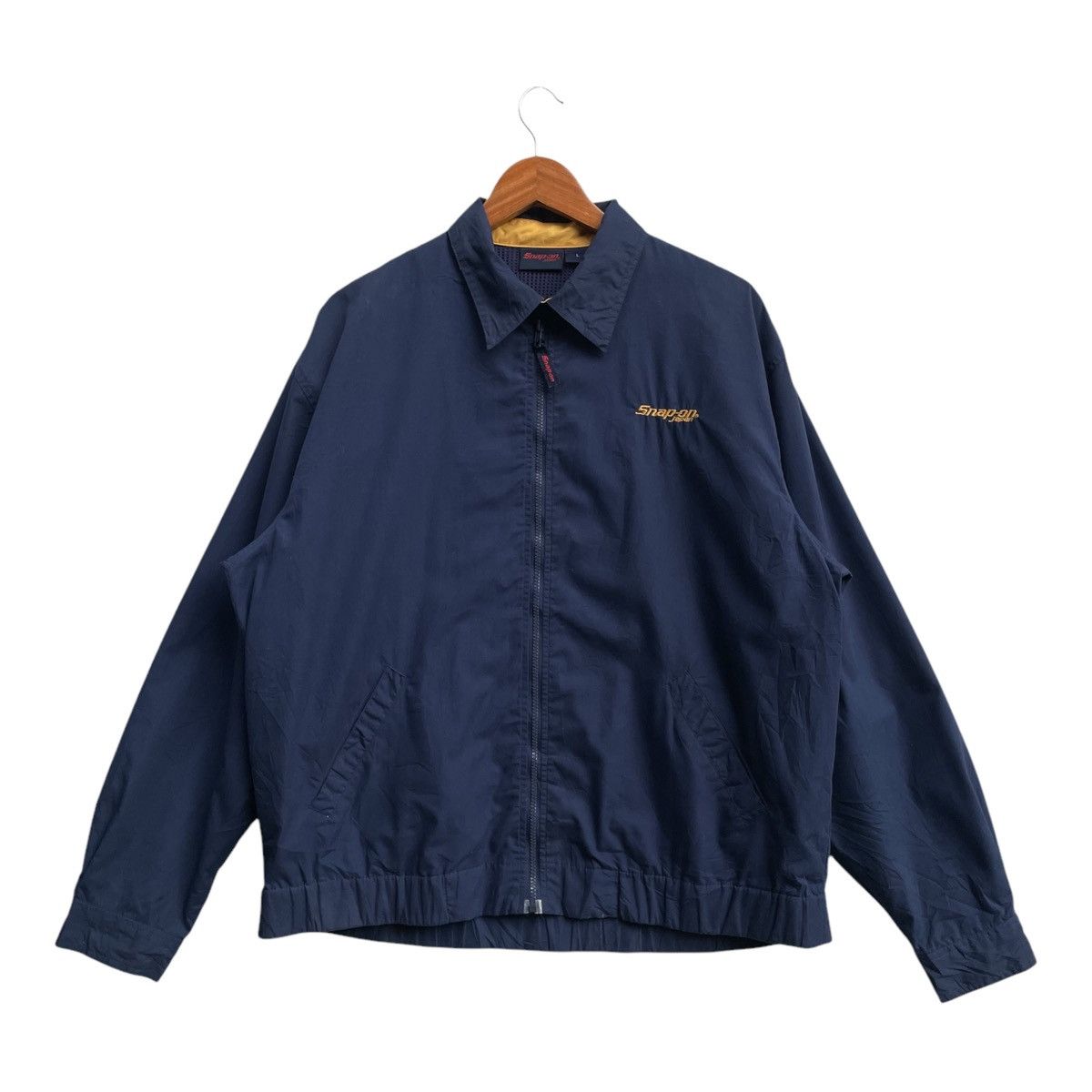 Japanese Brand × Vintage Vintage Snap On Racing Motorsport Backhit Winbreaker Jacket Size US L / EU 52-54 / 3 - 2 Thumbnail