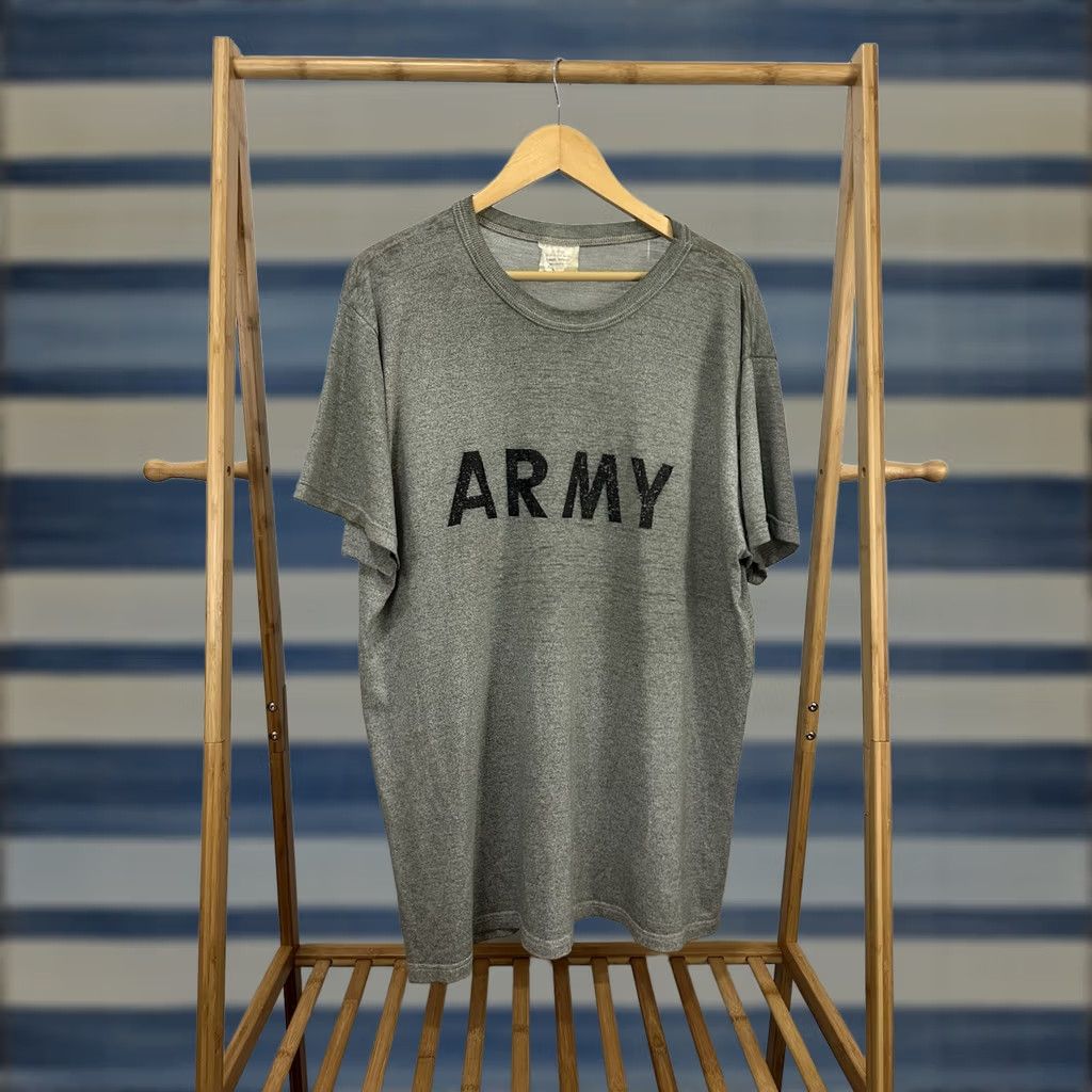 Vintage VTG Army PT Physical Fitness T-Shirt Size XL Mens Gray Short Sleeve US Army Theme Wearable Burnout Paper Thin Worn Down Size US XL / EU 56 / 4 - 1 Thumbnail