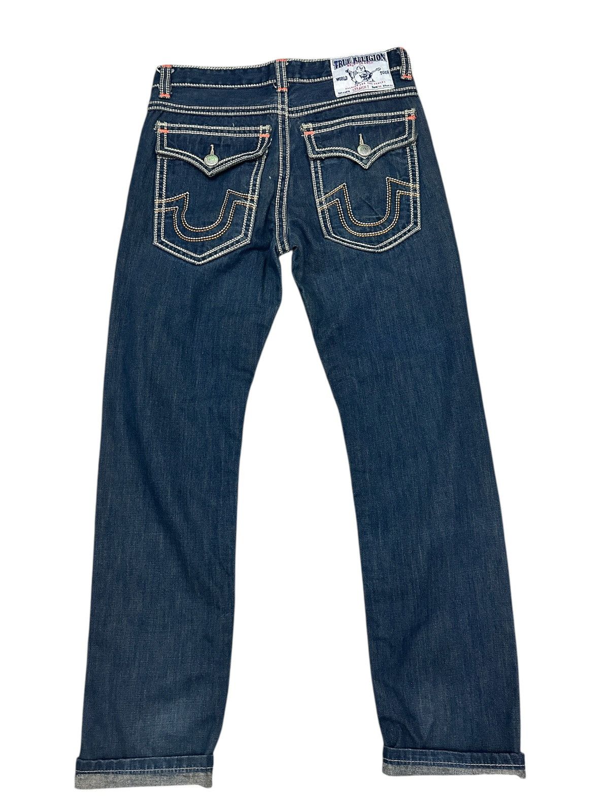 True Religion 🔥🔥🔥True Religion World Tour blue denim jeans Size US 32 / EU 48 - 1 Thumbnail