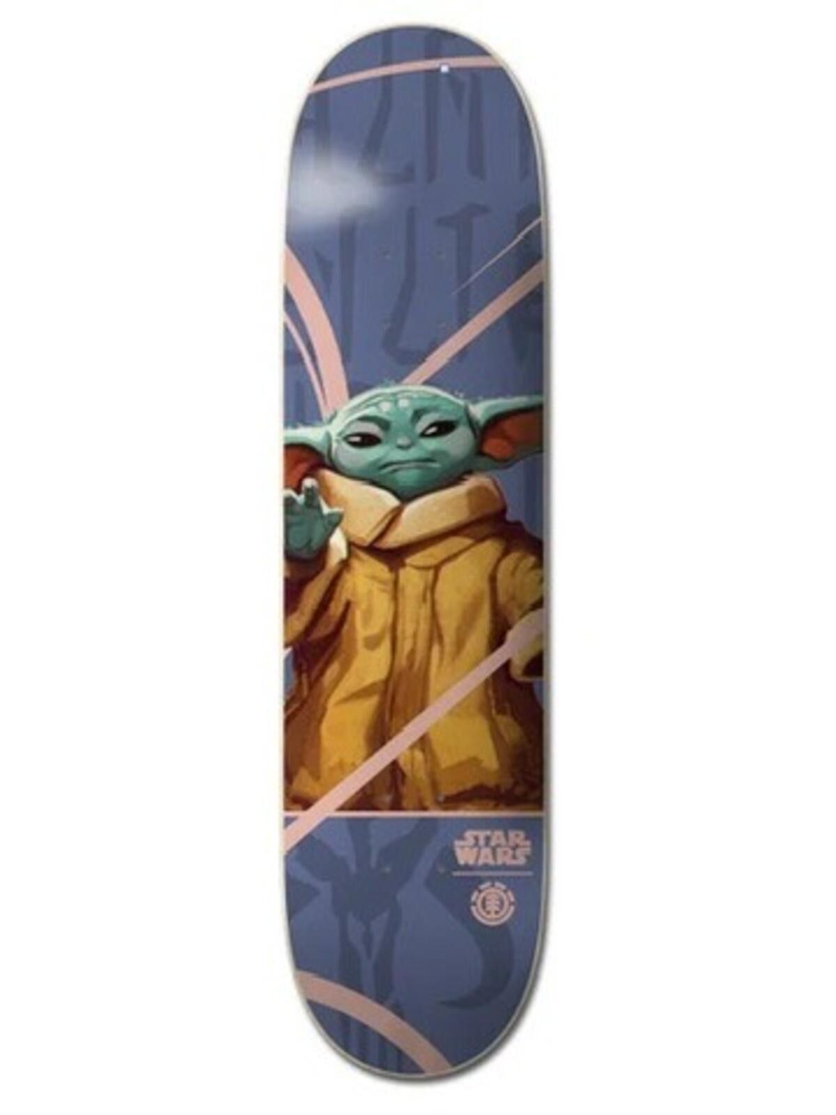 Element Star Wars The Mandalorian Baby Yoda (Grogu) Skateboard Deck Size ONE SIZE - 2 Thumbnail