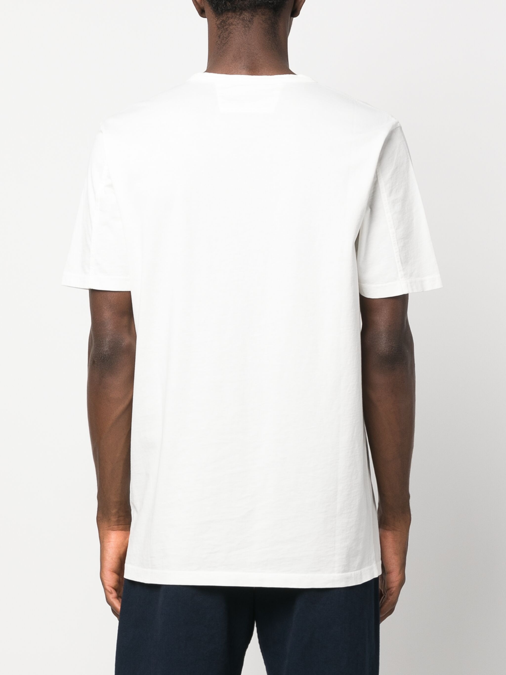 C.P. Company o1y1224 Logo Crewneck T-Shirt in White Size US XS / EU 42 / 0 - 4 Thumbnail