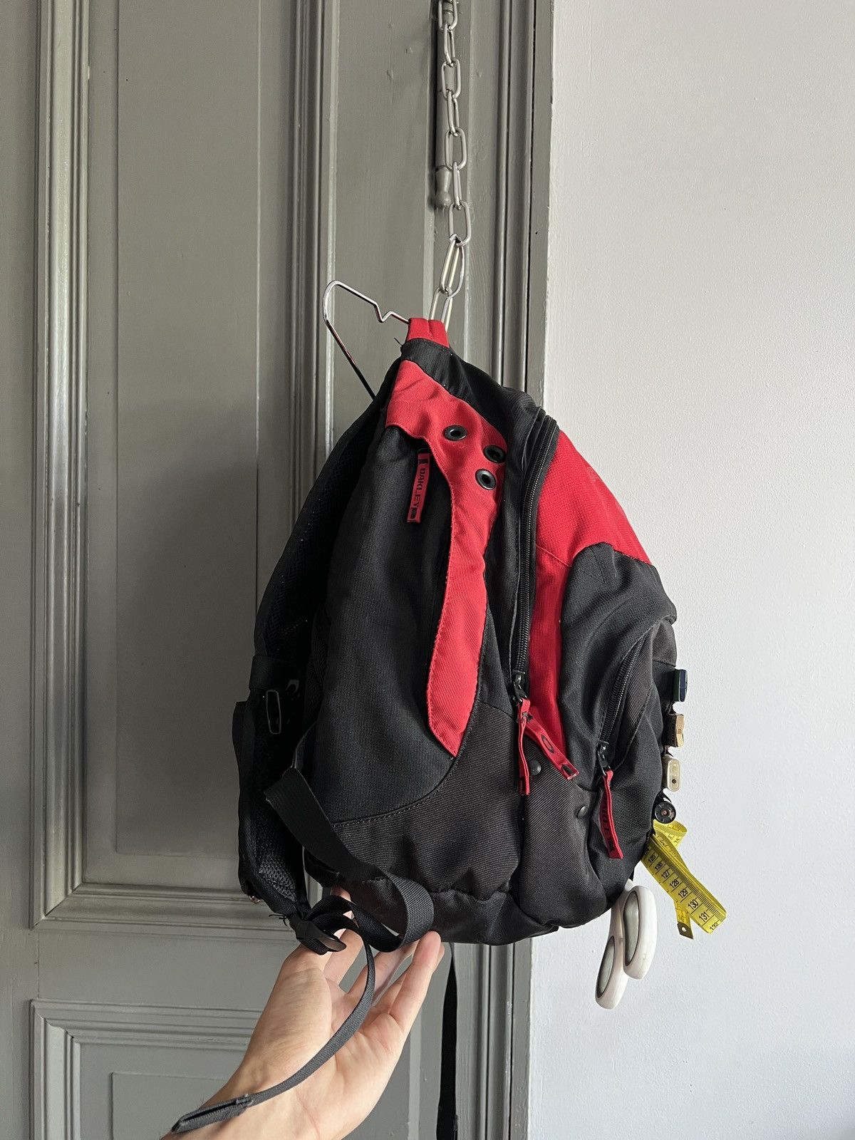 Oakley Oakley Vintage Red Backpack Gorpcore Backpack Size ONE SIZE - 14 Thumbnail