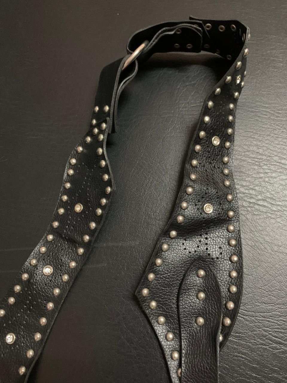 If Six Was Nine Black punk studded ring belt Size ONE SIZE - 3 Thumbnail