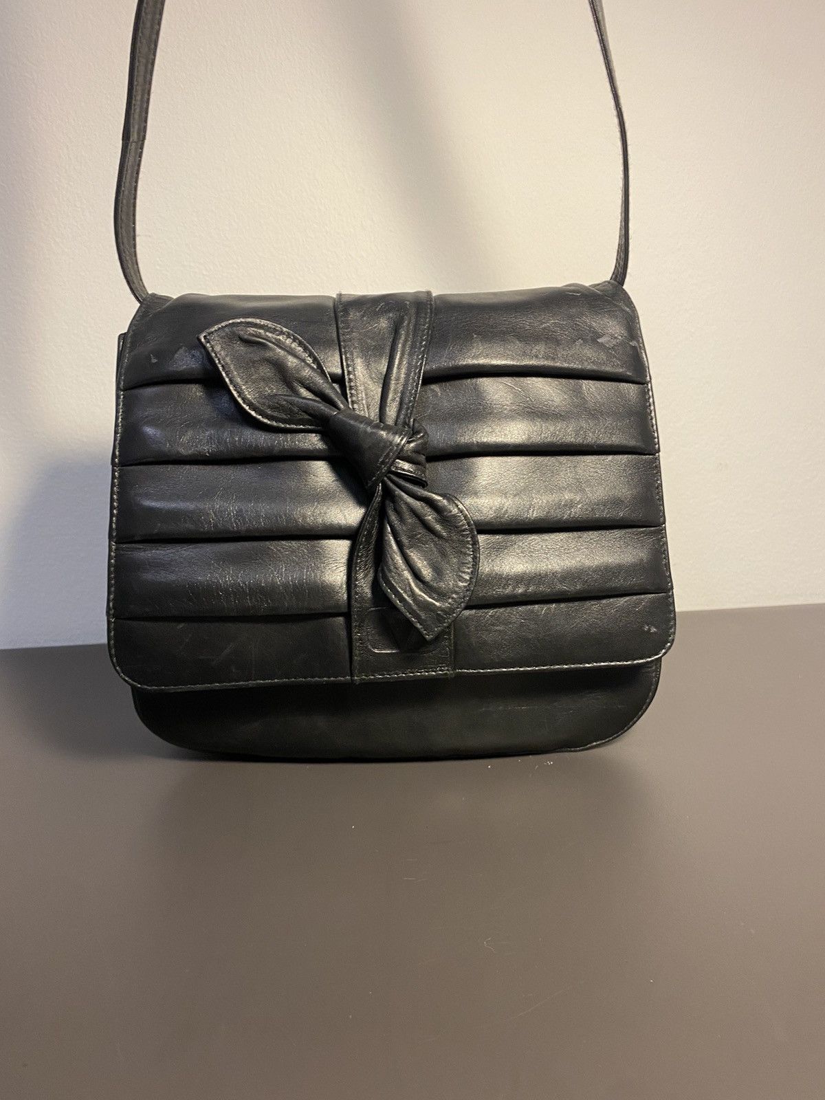 Valentino Valentino black bow bag leather Size ONE SIZE - 5 Thumbnail