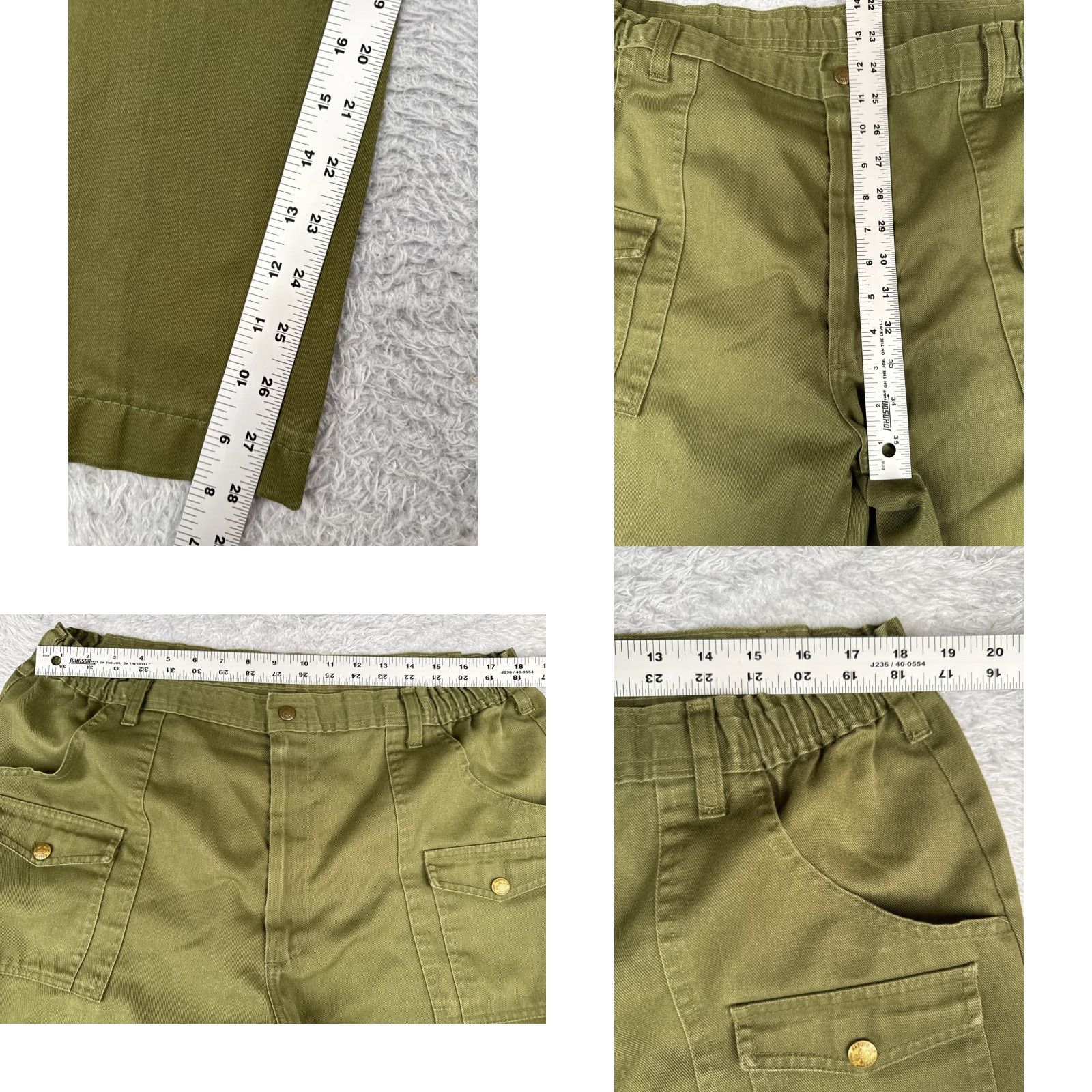 Vintage VINTAGE Boy Scouts Pants Men 40 Green Cargo Official Uniform Twill Cotton 40x29 Mens Cargo Twill Green 40x29 Pants Scouting Size US 40 / EU 56 - 8 Thumbnail