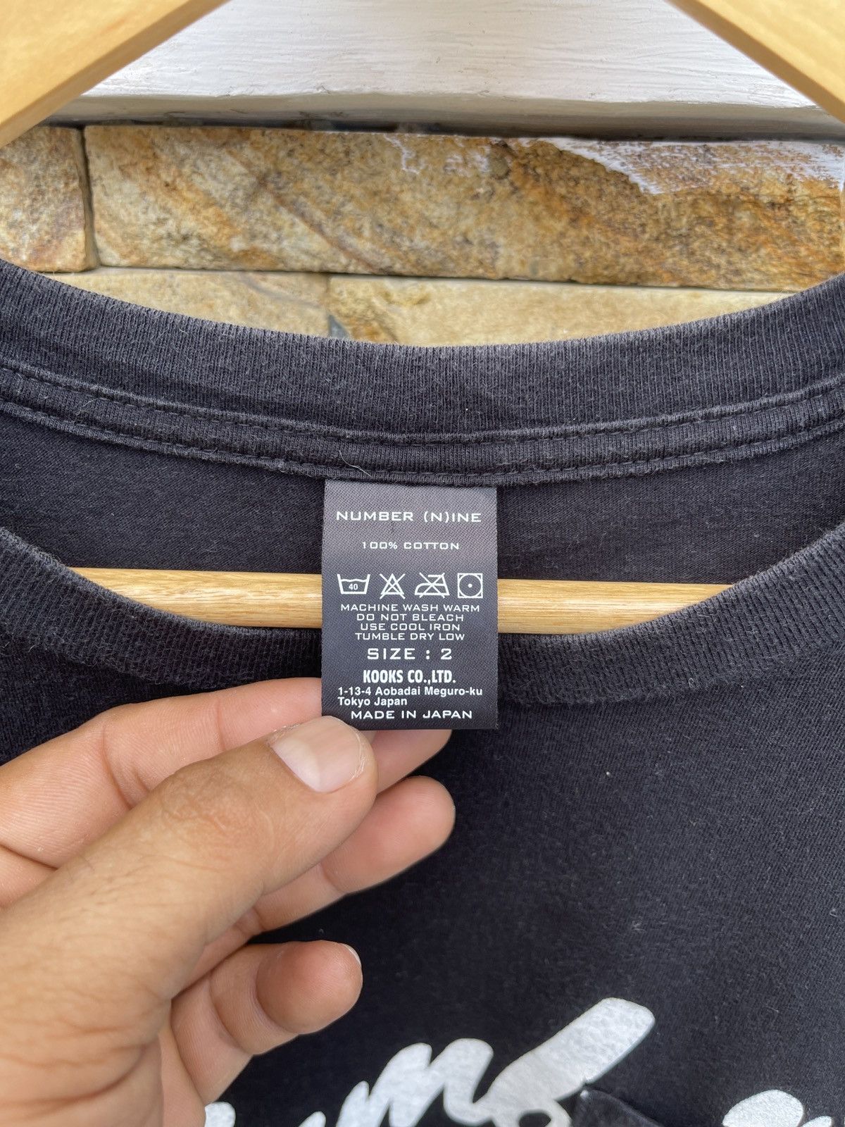 Last Drop🔥Rare🔥Number (N)ine Japan Pocket Tee