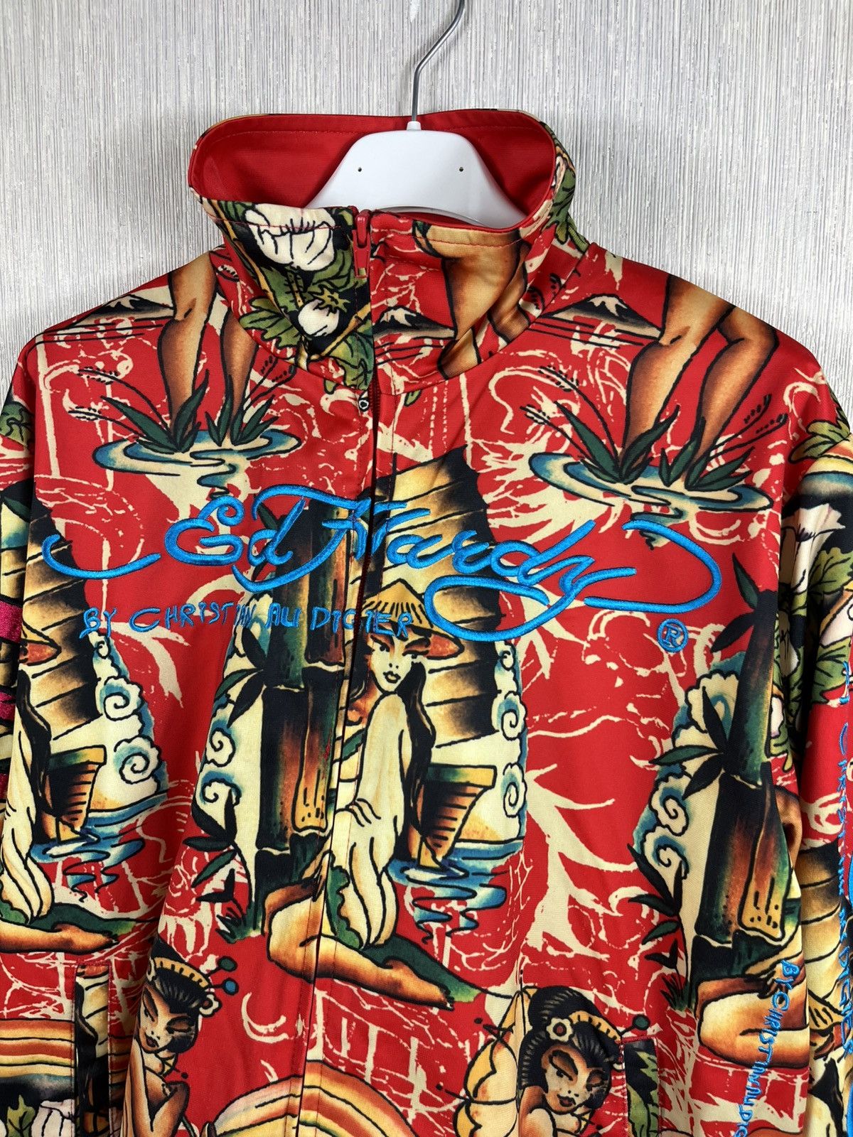 Ed Hardy Vintage Ed Hardy Christian Audigier zip y2k hoodie sexy girl Size US M / EU 48-50 / 2 - 11 Thumbnail