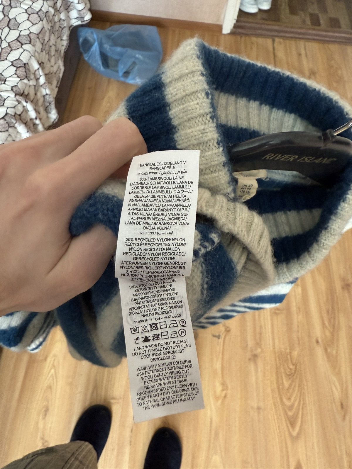 Other Vintage Seasalt Cornwall Striped Wool women’s Sweater Size XL / US 12-14 / IT 48-50 - 14 Thumbnail