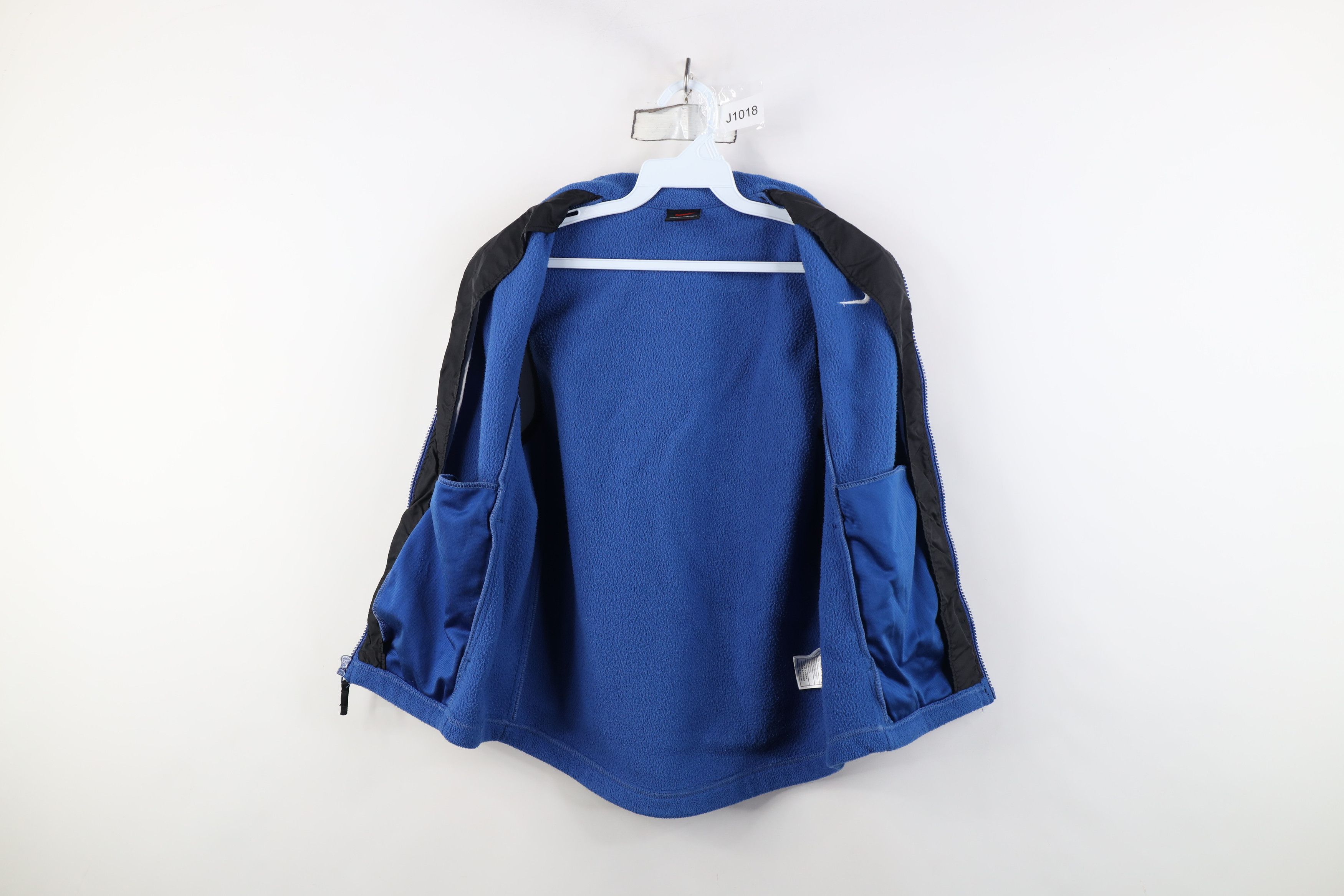 Nike Vintage 90s Nike Scott Mini Swoosh Fleece Vest Jacket Blue Size M / US 6-8 / IT 42-44 - 9 Thumbnail