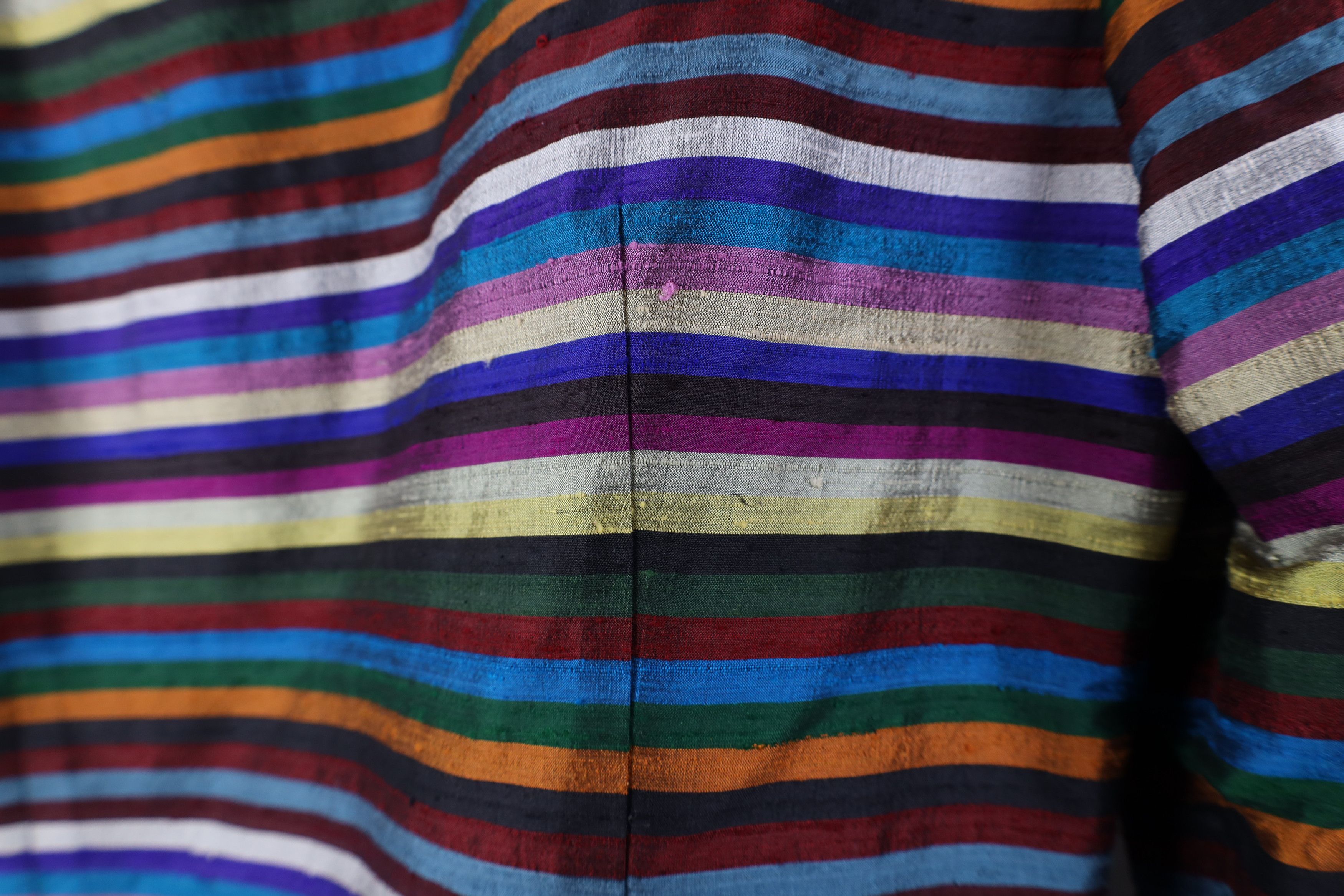 Vintage Vintage 90s Streetwear Striped Suit Coat Blazer Jacket Size L / US 10 / IT 46 - 11 Thumbnail