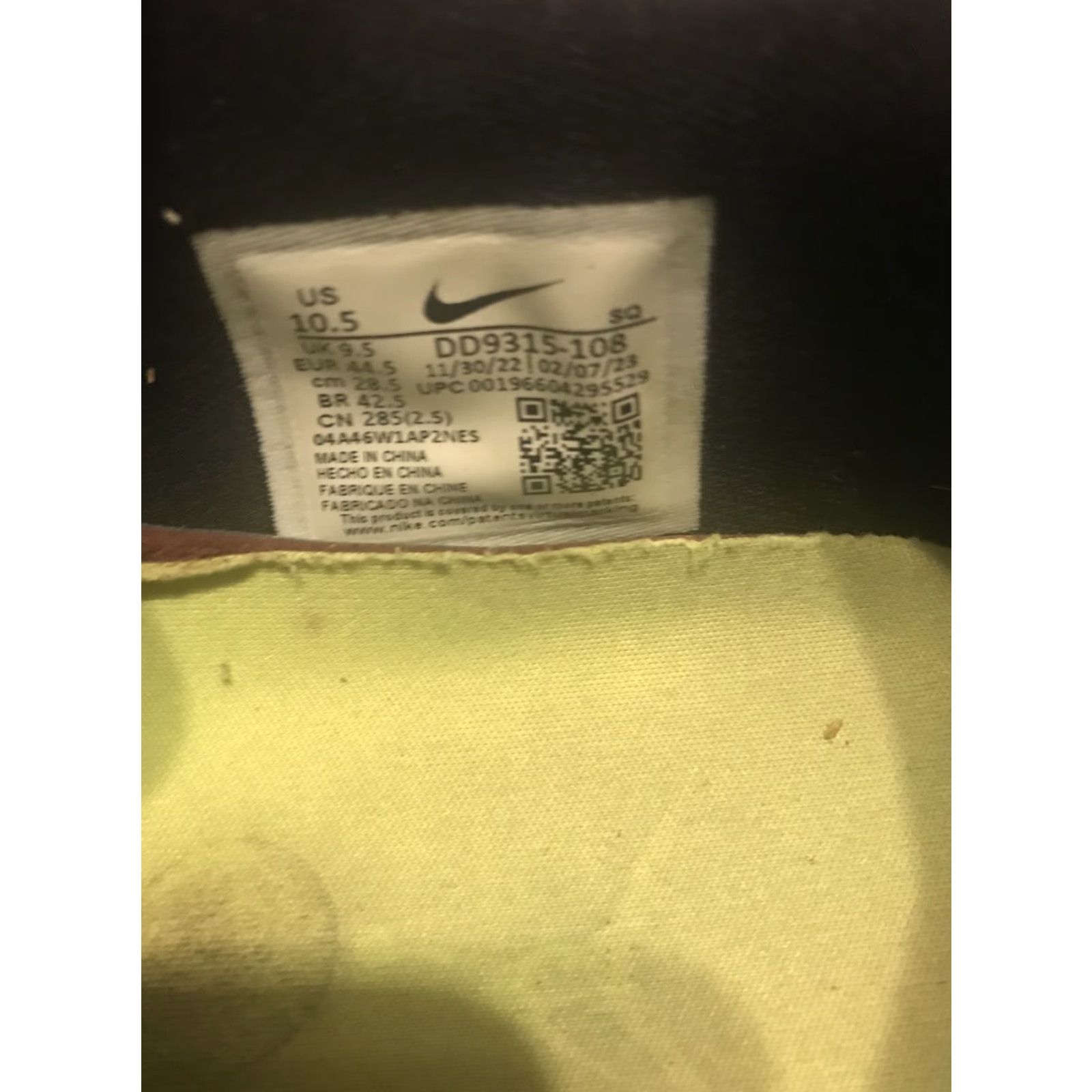 Jordan Brand Air Jordan 1 Golf Low Men White Black Size 10.5 Size US 11 / EU 44 - 2 Thumbnail