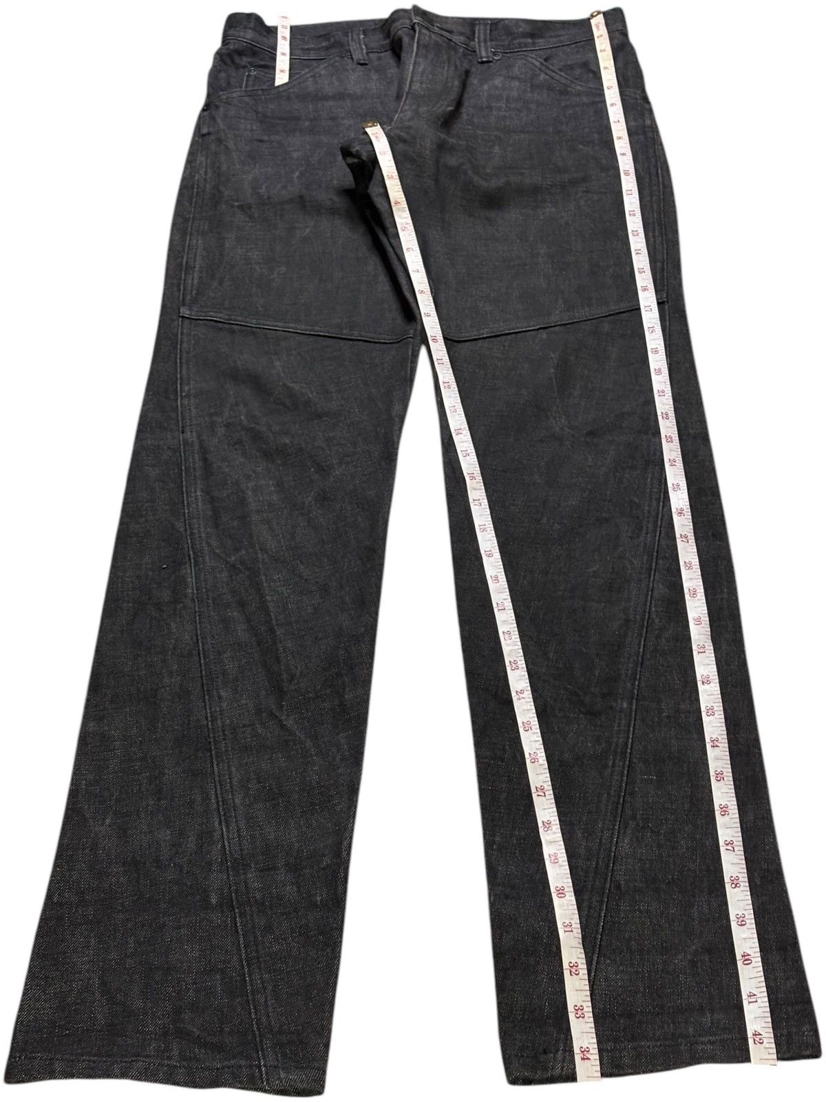Other Vintage Japanese Brand Faded Wash Distressed Slim Jeans Size US 31 - 12 Thumbnail