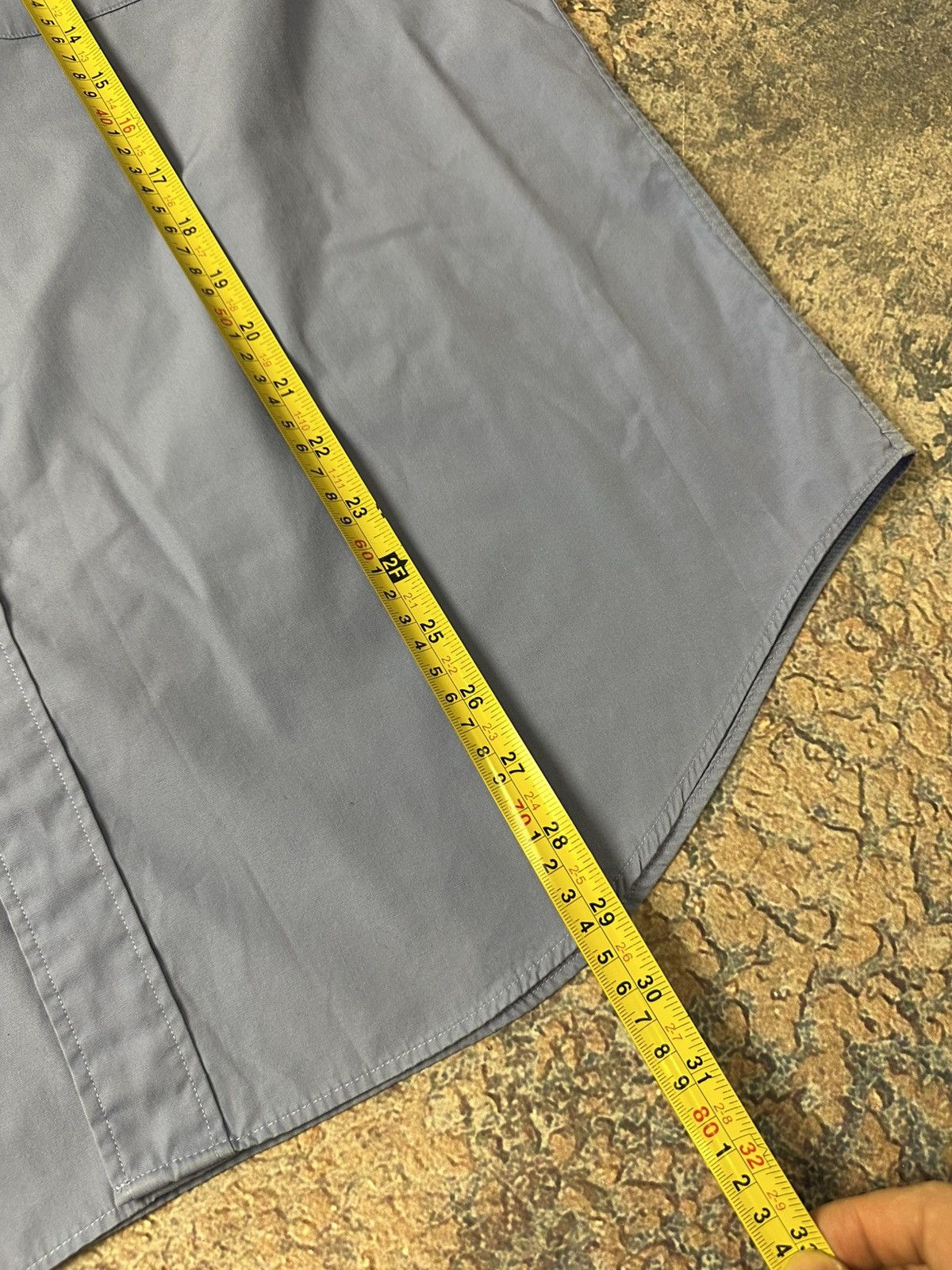 Yves Saint Laurent Yves Saint Laurent YSL Blue Shirt Size US XL / EU 56 / 4 - 5 Thumbnail