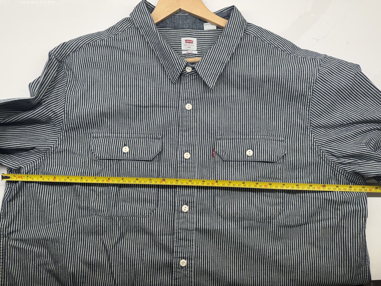 Levi's Levi’s Hickory Stripe Button Down XXL Size US XXL / EU 58 / 5 - 6 Thumbnail