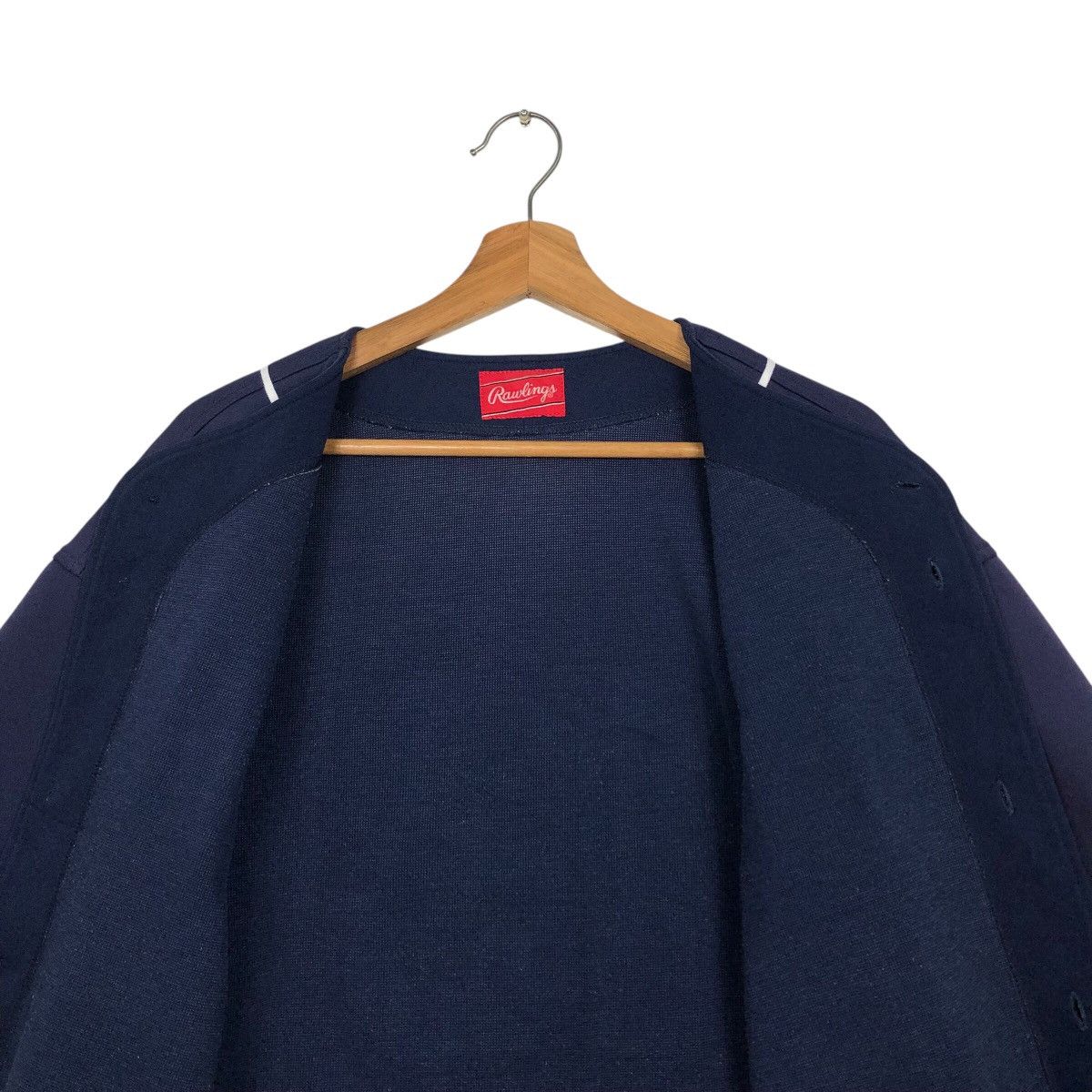 Japanese Brand 📌Vintage Baseball Shirt Button Rawling Big Logo Spell Out Size US M / EU 48-50 / 2 - 16 Thumbnail