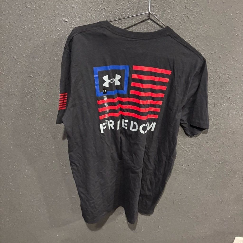 Under Armour Under Armour Men's Black Freedom Tee Size US XL / EU 56 / 4 - 1 Thumbnail