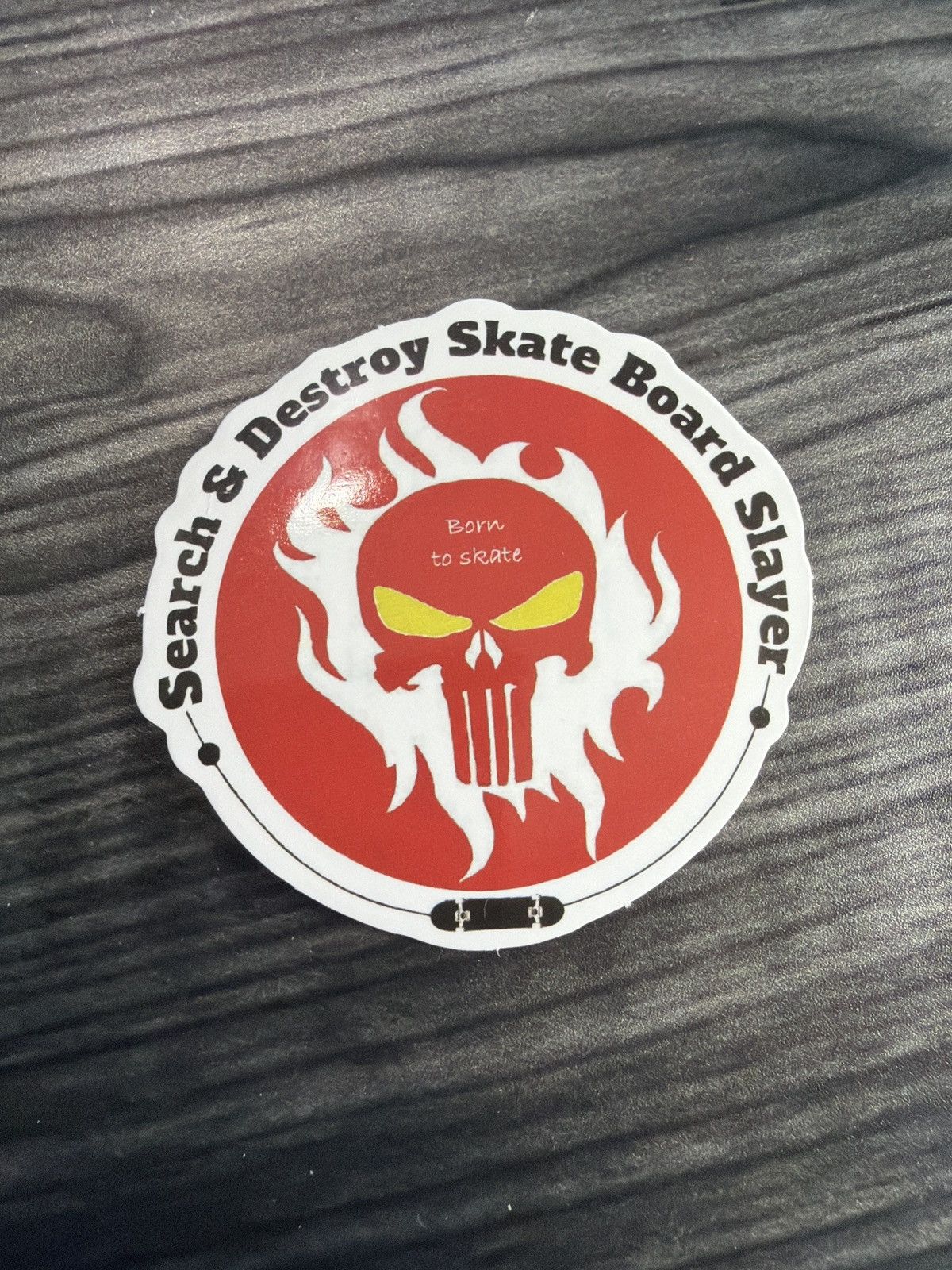 Hypebeast Search & Destroy Skate Board Slayer Skull Sticker Size ONE SIZE - 1 Thumbnail